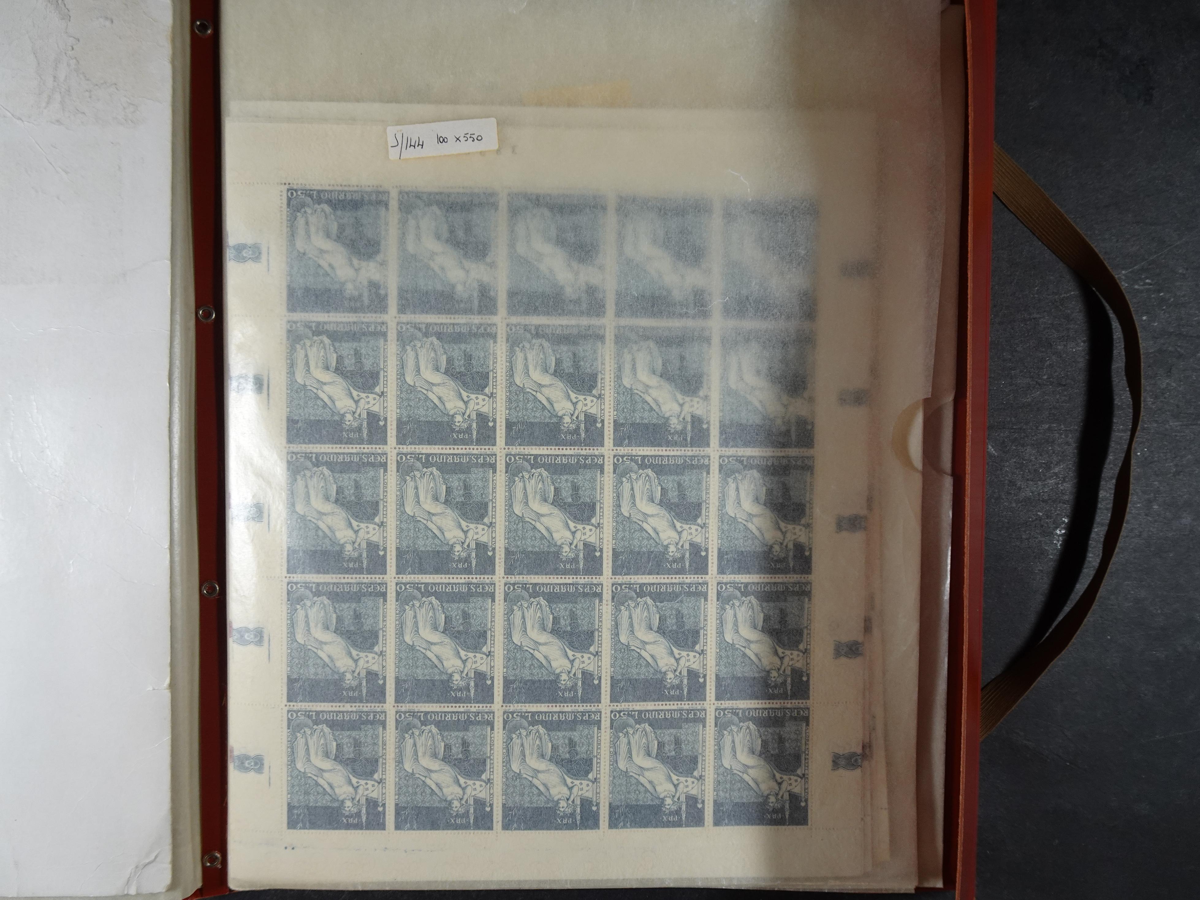 San Marino machtige partij postfrisse vellen. 10