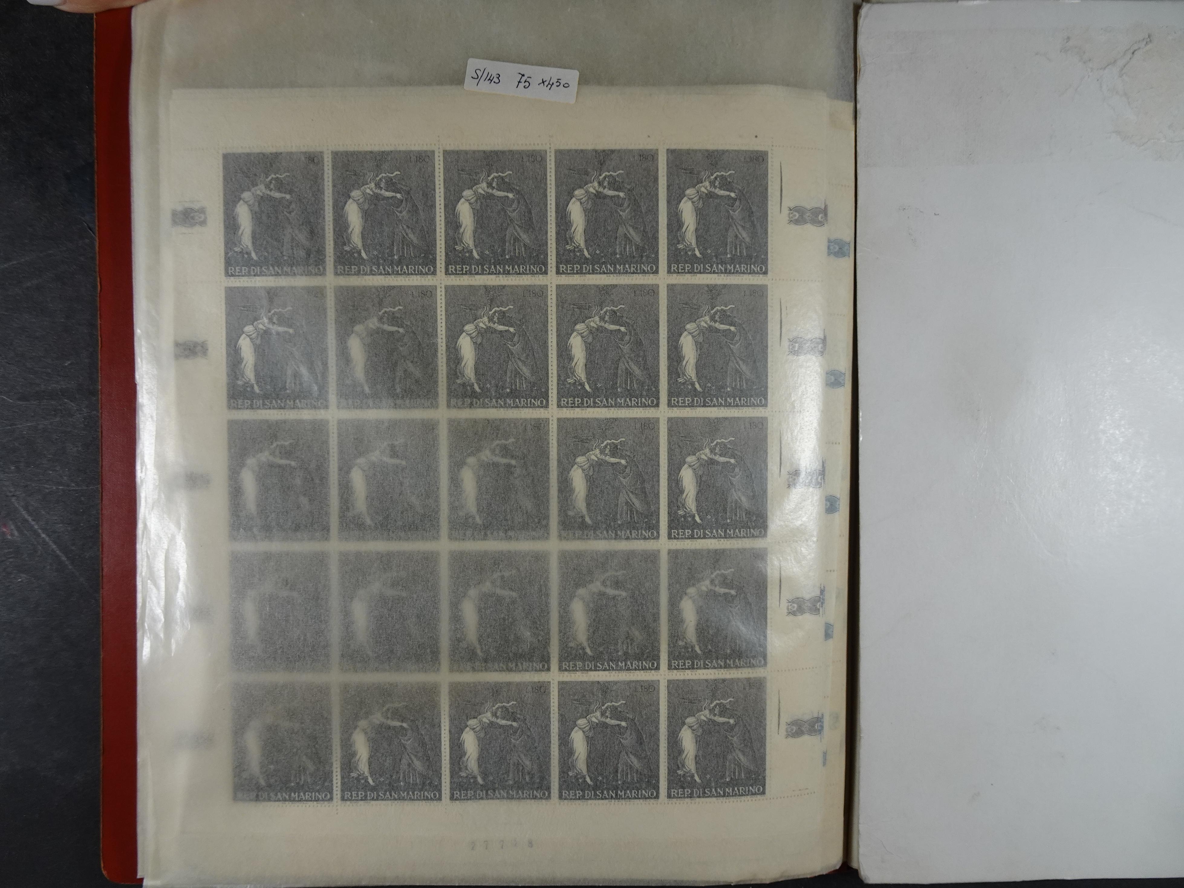 San Marino machtige partij postfrisse vellen. 11