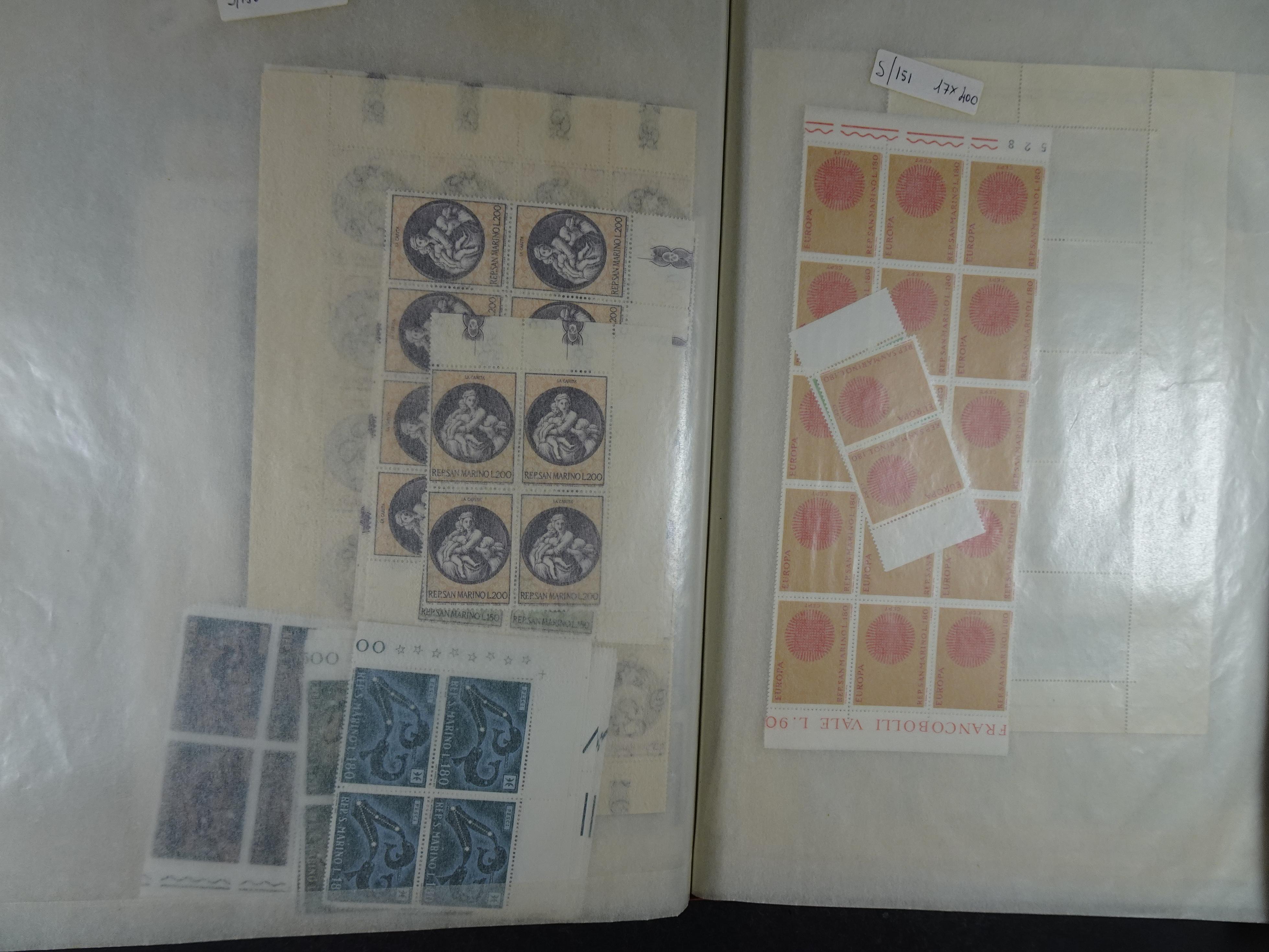 San Marino machtige partij postfrisse vellen. 13