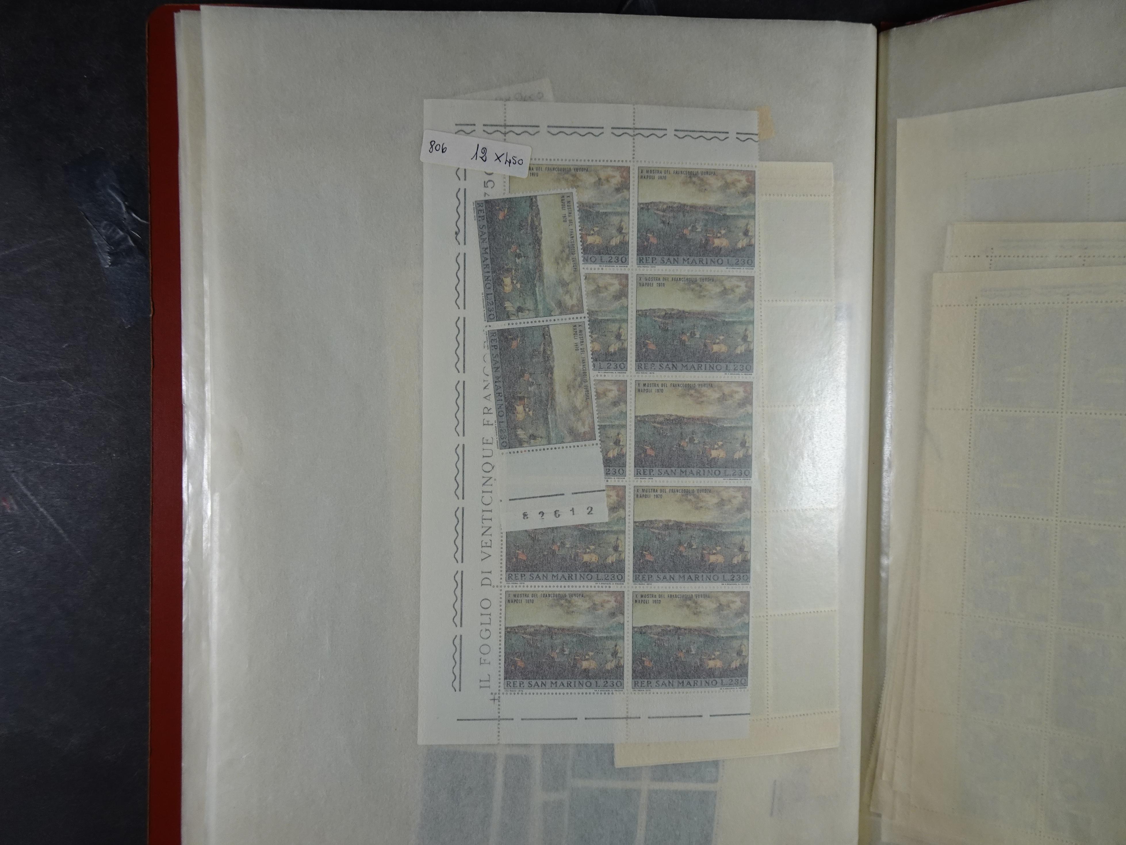 San Marino machtige partij postfrisse vellen. 14