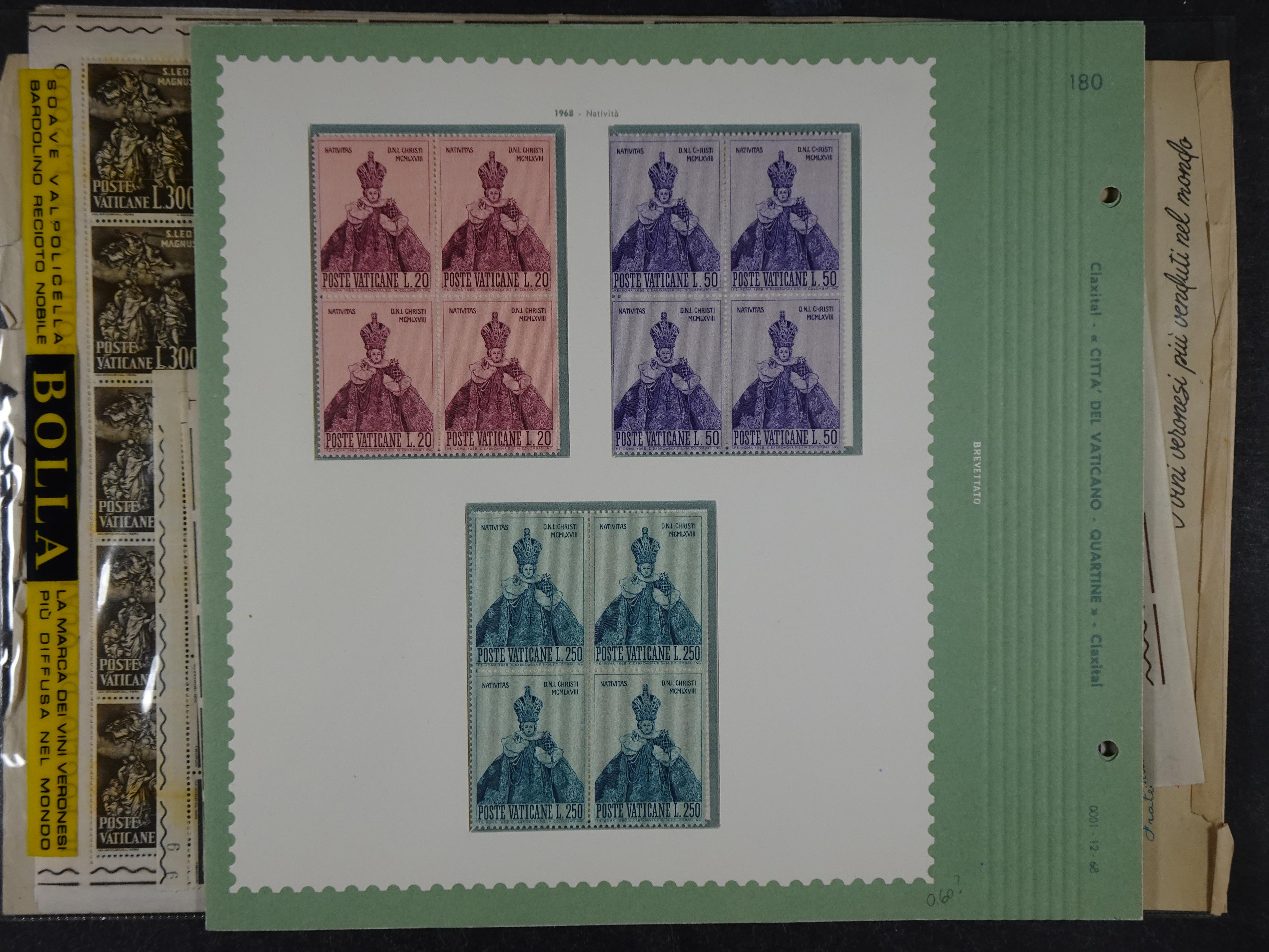 Giga partij postfris materiaal engros materiaal, vellen, veldelen etc. Zeer hoge cat waarde. 35