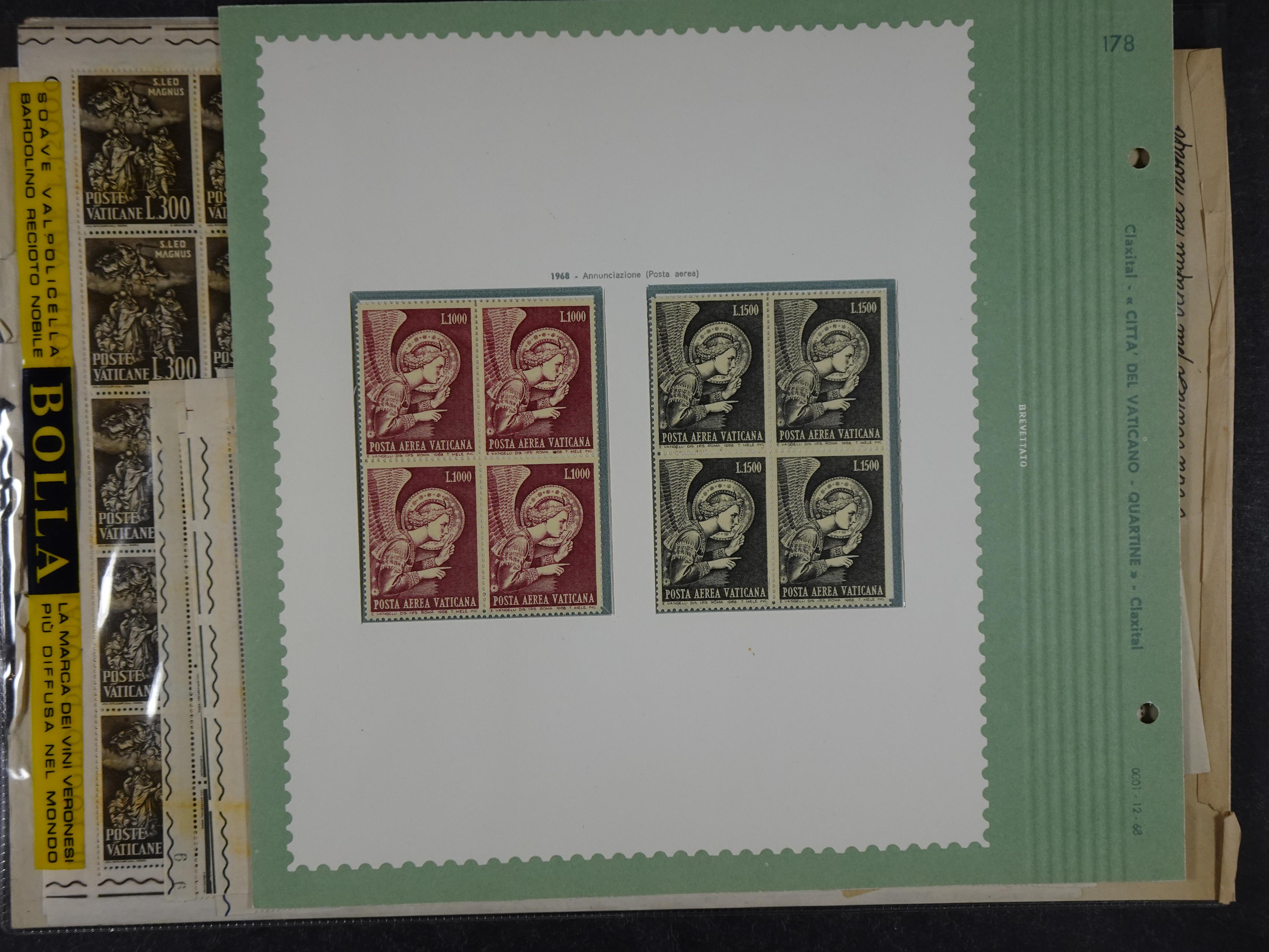 Giga partij postfris materiaal engros materiaal, vellen, veldelen etc. Zeer hoge cat waarde. 37