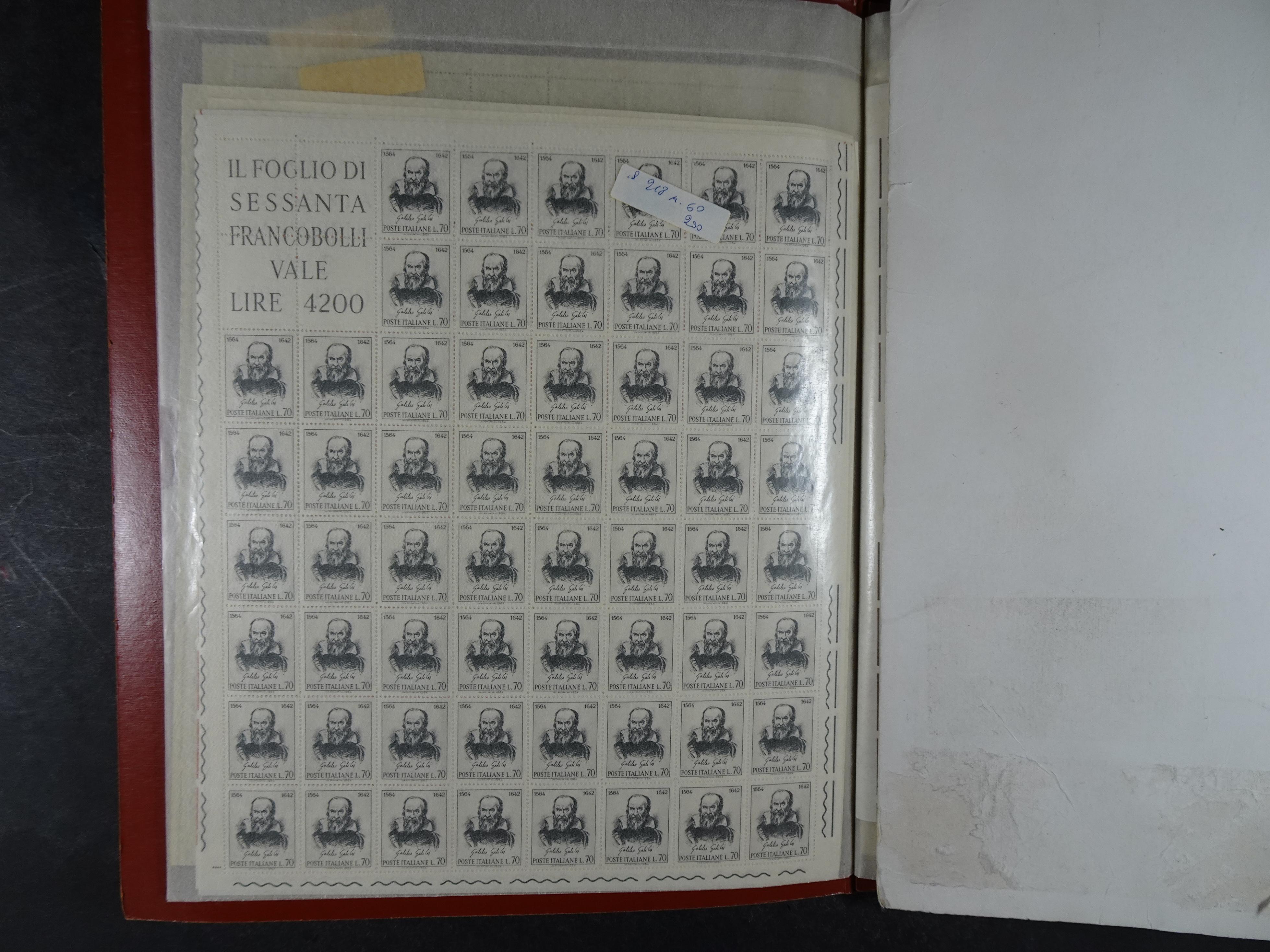 Giga partij postfris materiaal engros materiaal, vellen, veldelen etc. Zeer hoge cat waarde. 50