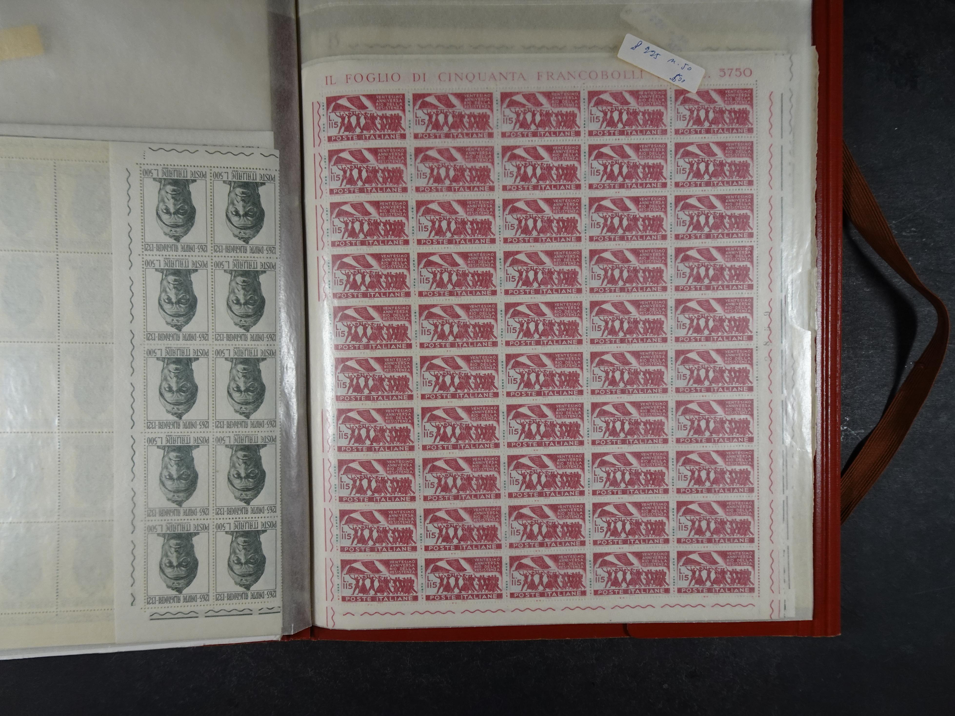 Giga partij postfris materiaal engros materiaal, vellen, veldelen etc. Zeer hoge cat waarde. 58