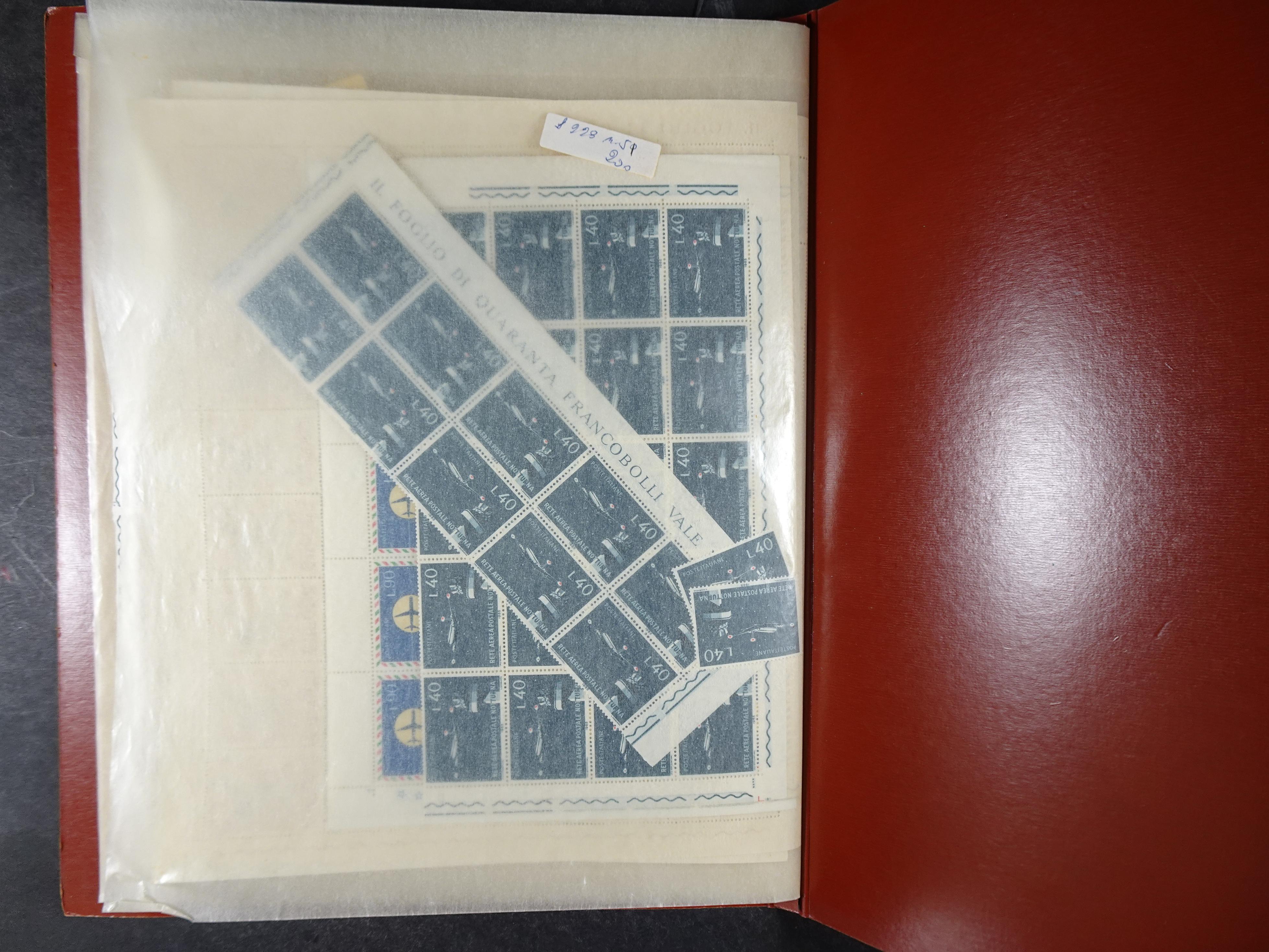 Giga partij postfris materiaal engros materiaal, vellen, veldelen etc. Zeer hoge cat waarde. 64