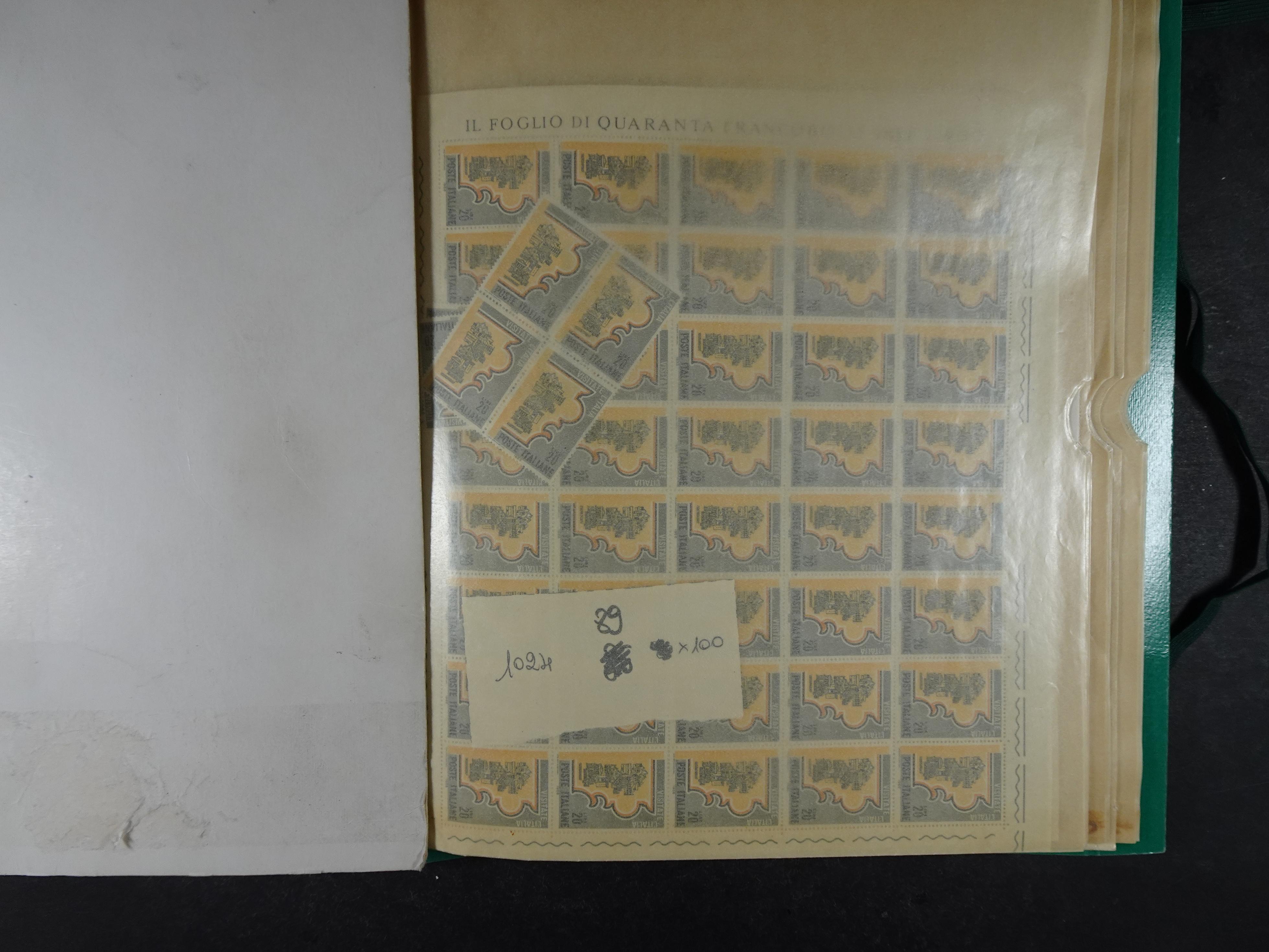 Giga partij postfris materiaal engros materiaal, vellen, veldelen etc. Zeer hoge cat waarde. 71