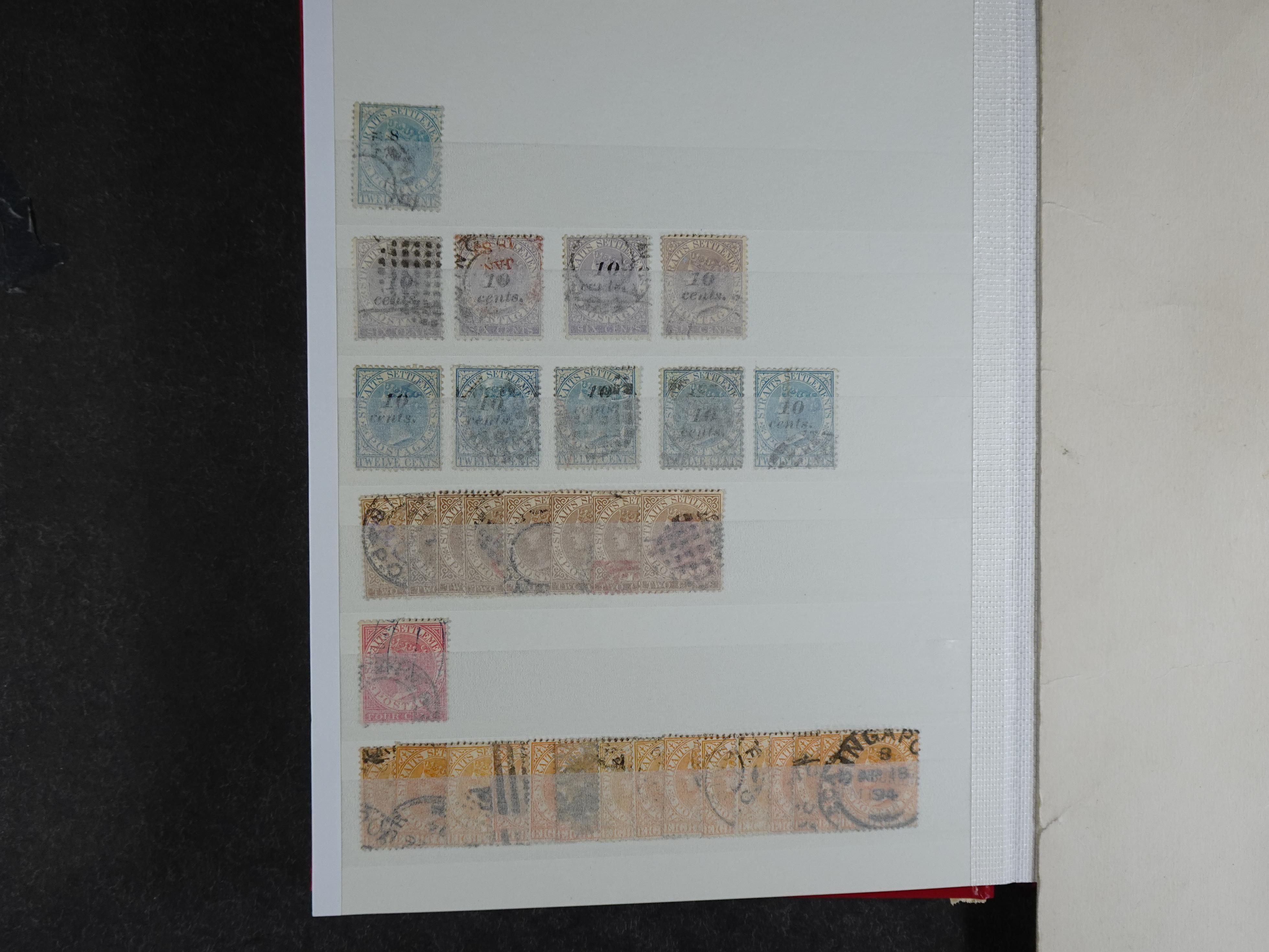 Top collectie Straits Settlements.
Enorme waarde.
Mooie stempels 4