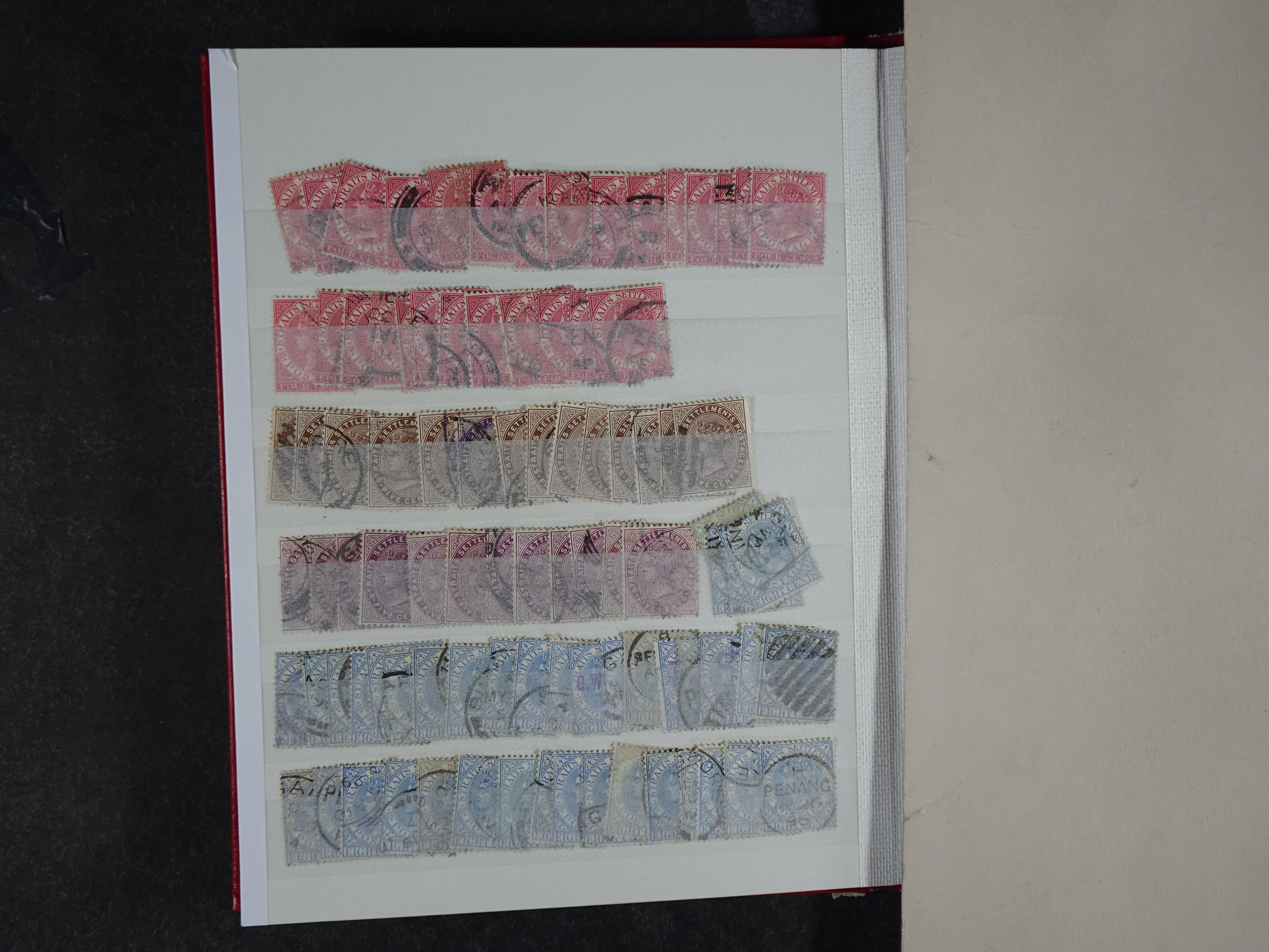 Top collectie Straits Settlements.
Enorme waarde.
Mooie stempels 12