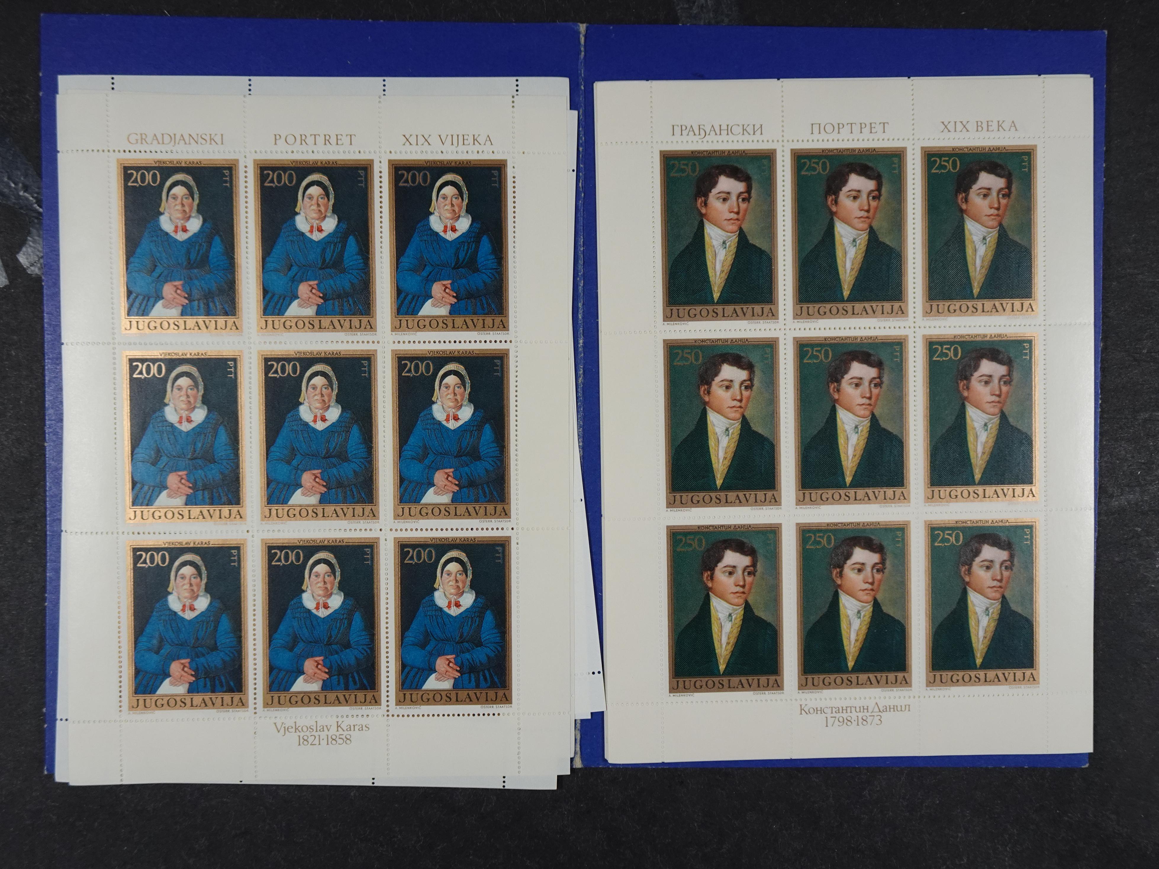 Doos postfrisse materiaal. 
Enorme hoeveelheid onder andere Joegoslavië. Liechtenstein. Etc.
Koopje. 85