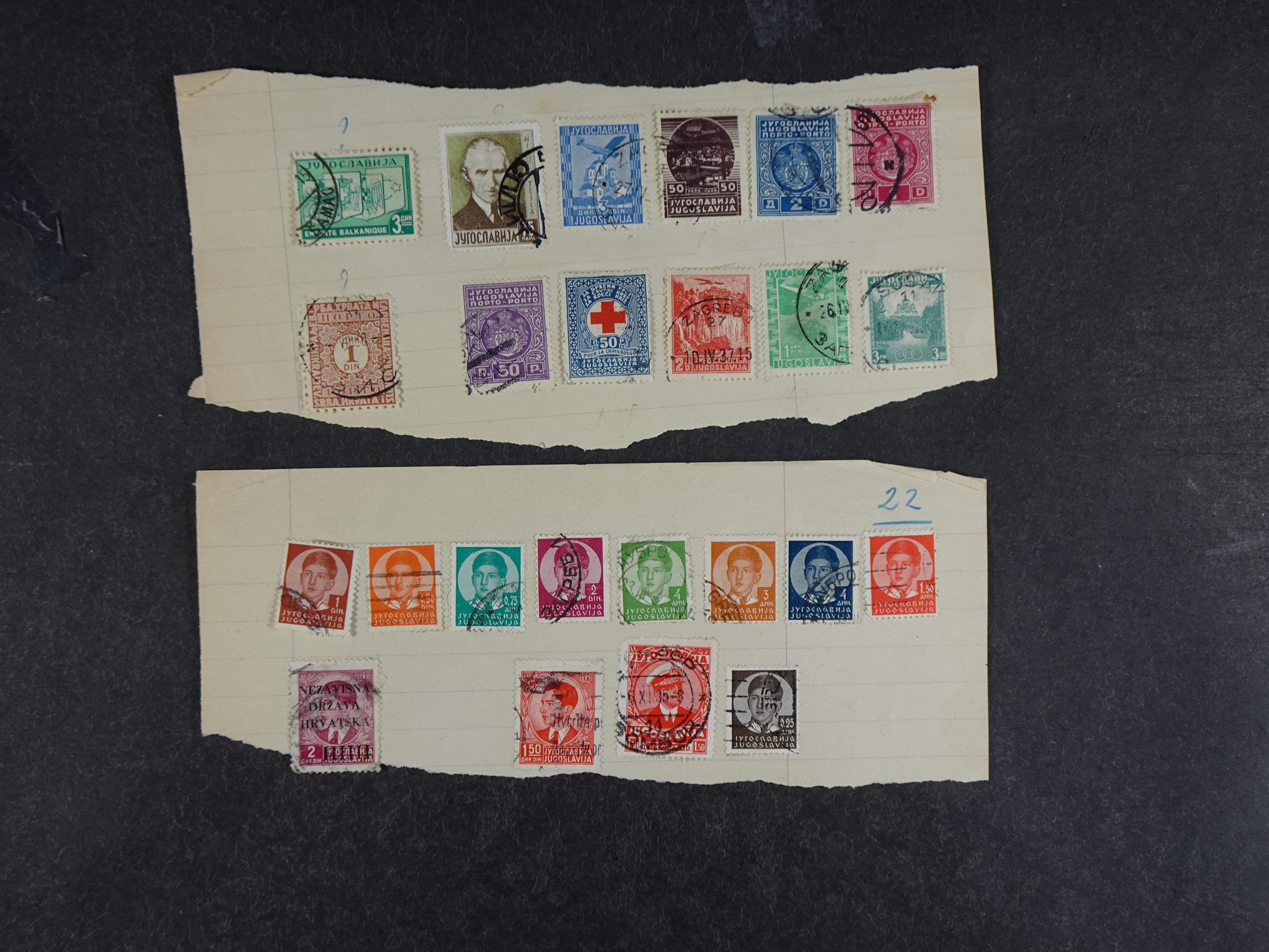 Giga partij fraai materiaal, waar onder veel port SHS, om uit te zoeken.
Duizenden zegels, los.
Hoge cat waarde. 4