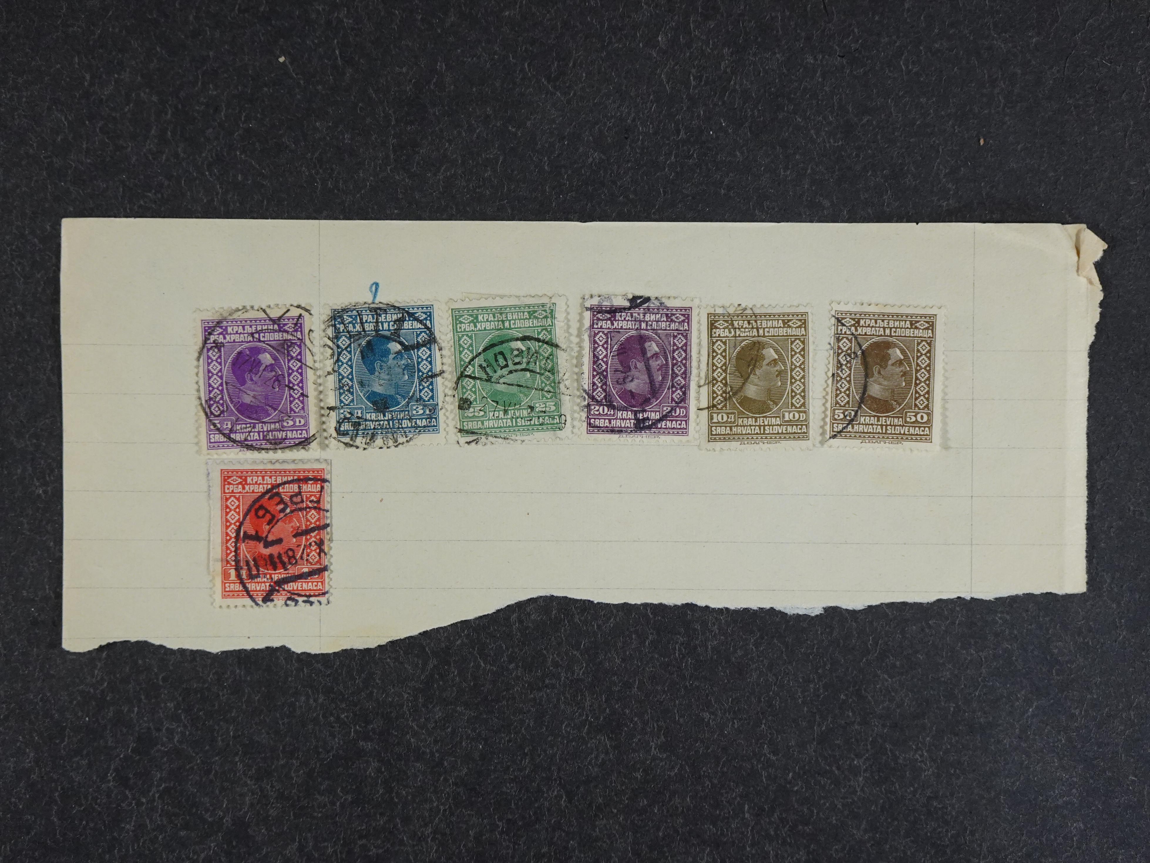 Giga partij fraai materiaal, waar onder veel port SHS, om uit te zoeken.
Duizenden zegels, los.
Hoge cat waarde. 6