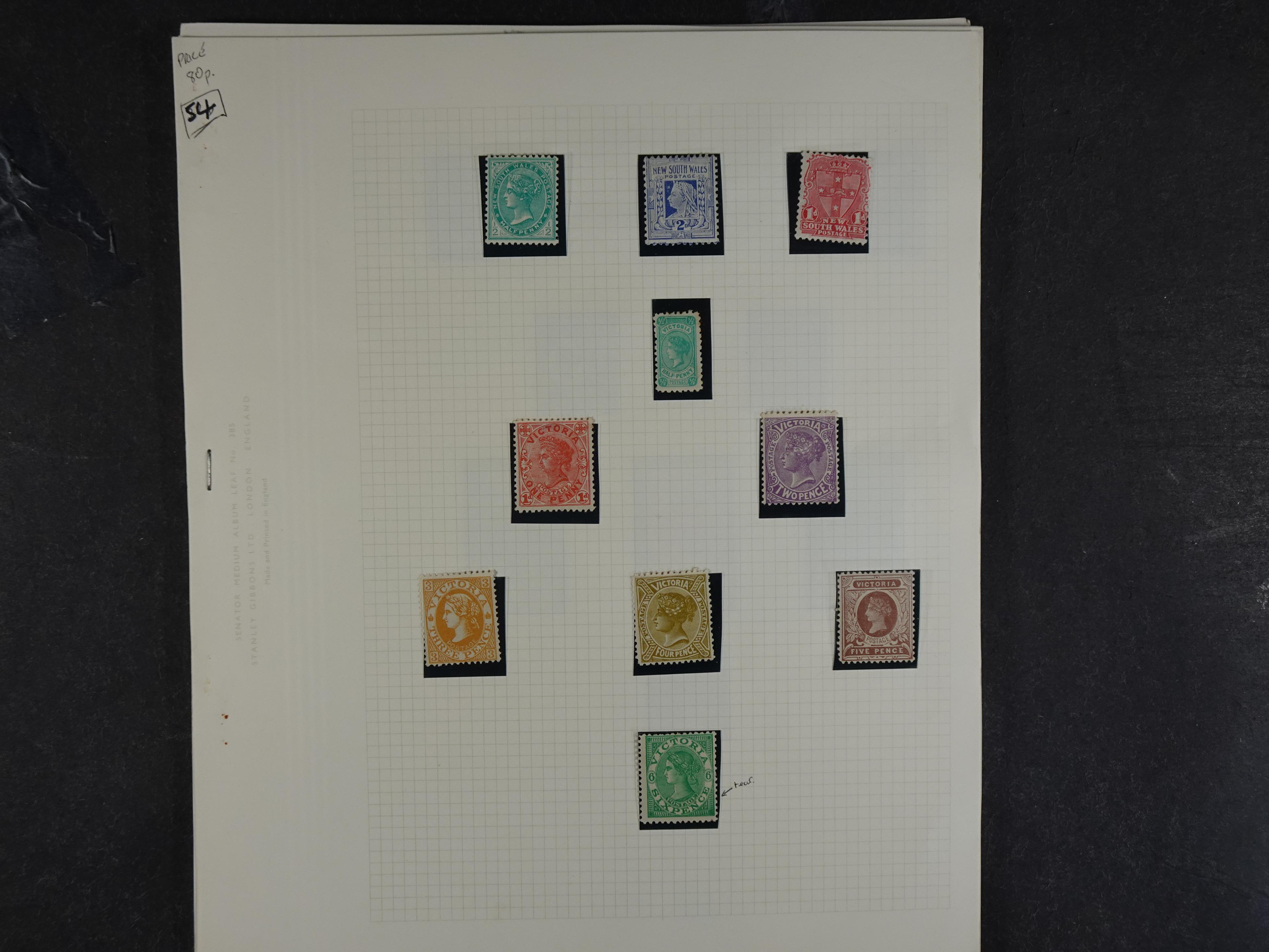 Prachtige collectie div, deels Australische staten waar onder beter materiaal en sommige prachtige stempels.
Zeer bijzonder. 3