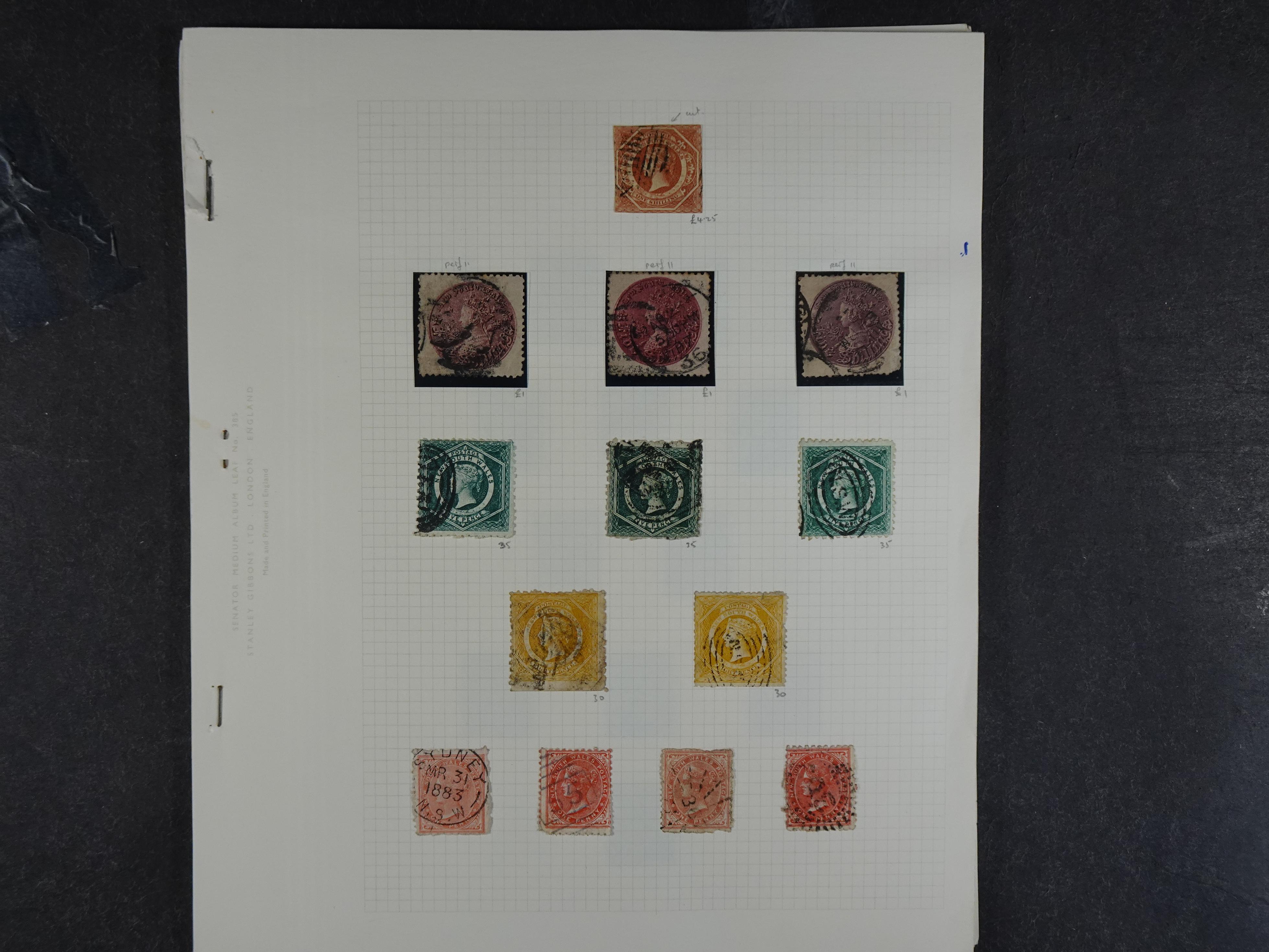 Prachtige collectie div, deels Australische staten waar onder beter materiaal en sommige prachtige stempels.
Zeer bijzonder. 6