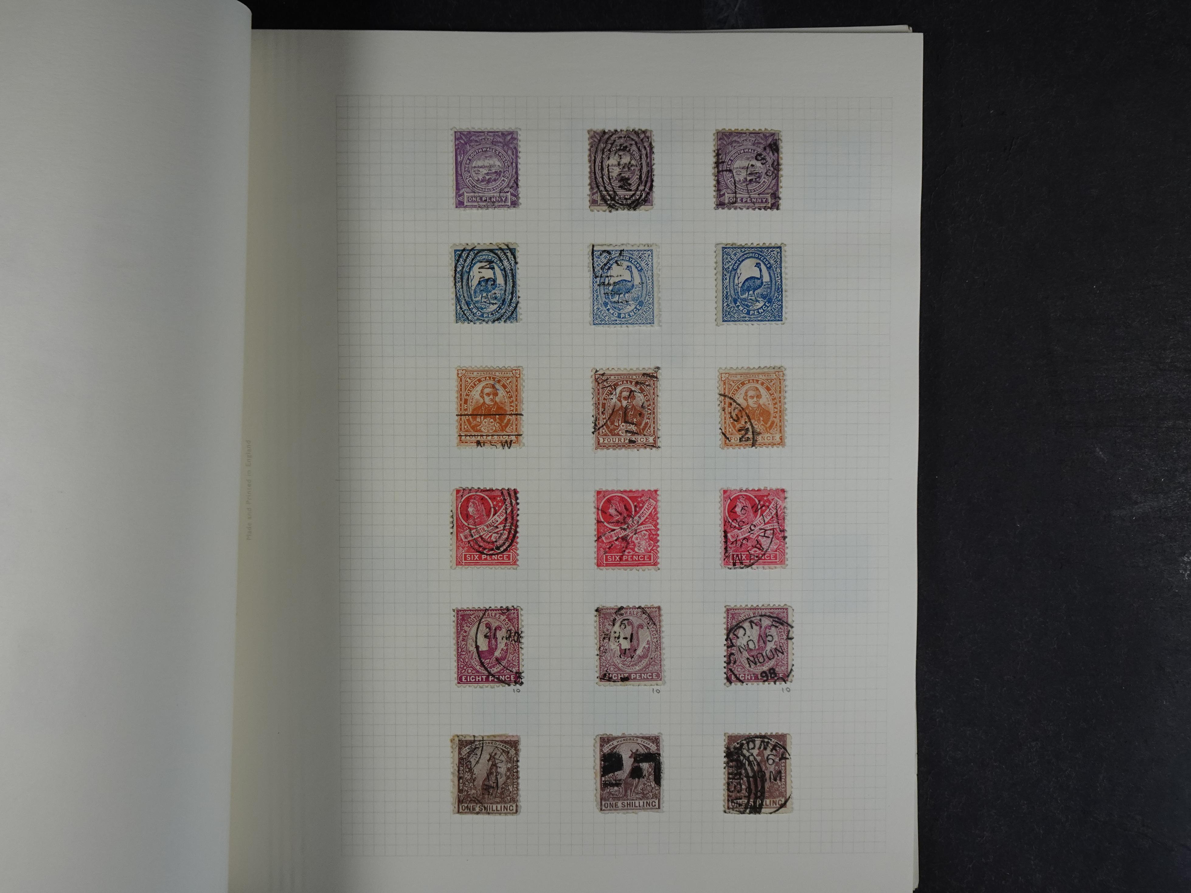 Prachtige collectie div, deels Australische staten waar onder beter materiaal en sommige prachtige stempels.
Zeer bijzonder. 8