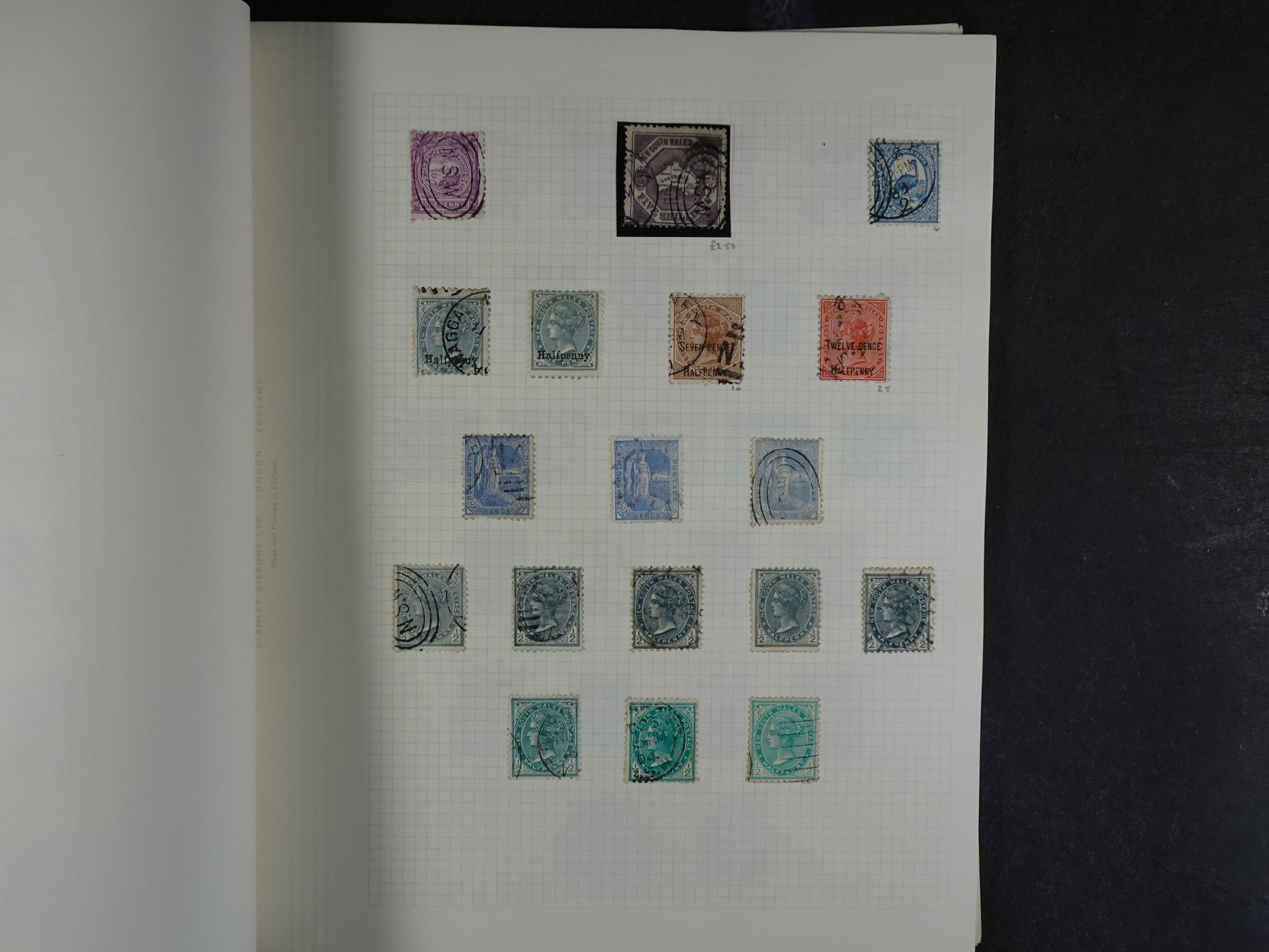 Prachtige collectie div, deels Australische staten waar onder beter materiaal en sommige prachtige stempels.
Zeer bijzonder. 9