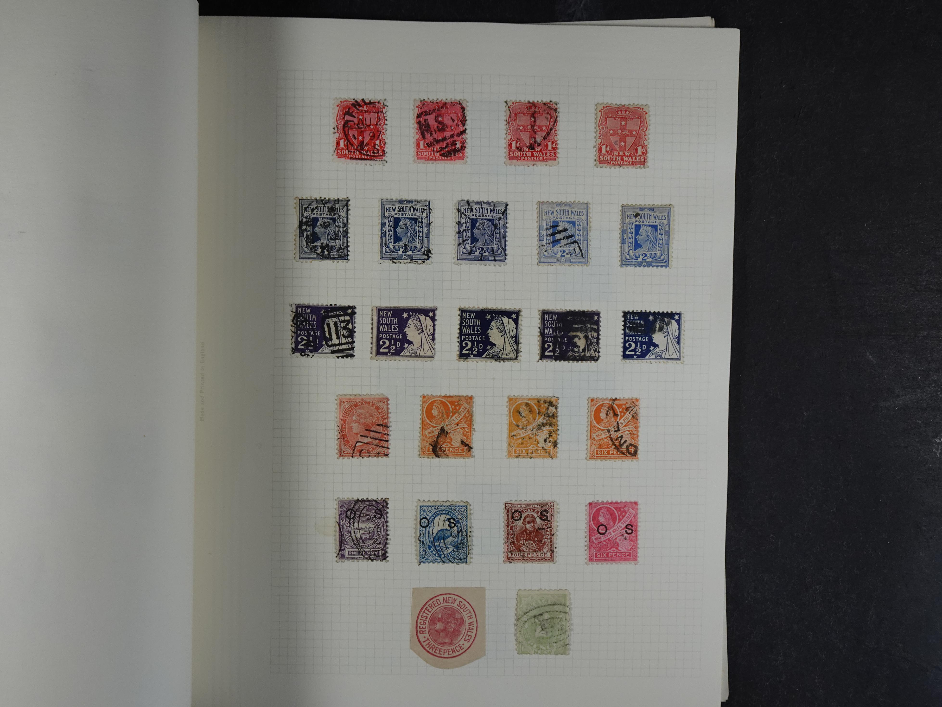 Prachtige collectie div, deels Australische staten waar onder beter materiaal en sommige prachtige stempels.
Zeer bijzonder. 10