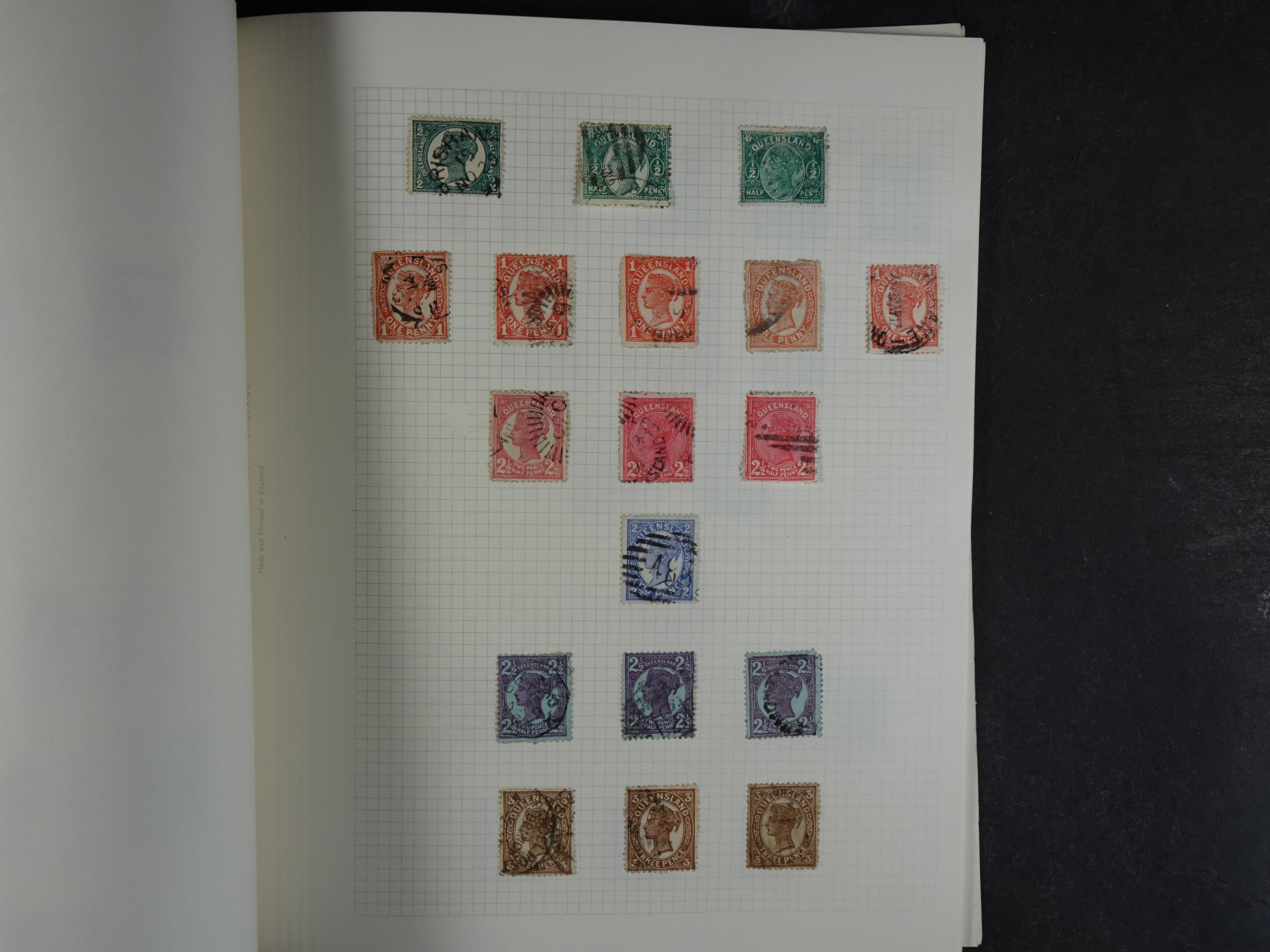 Prachtige collectie div, deels Australische staten waar onder beter materiaal en sommige prachtige stempels.
Zeer bijzonder. 14