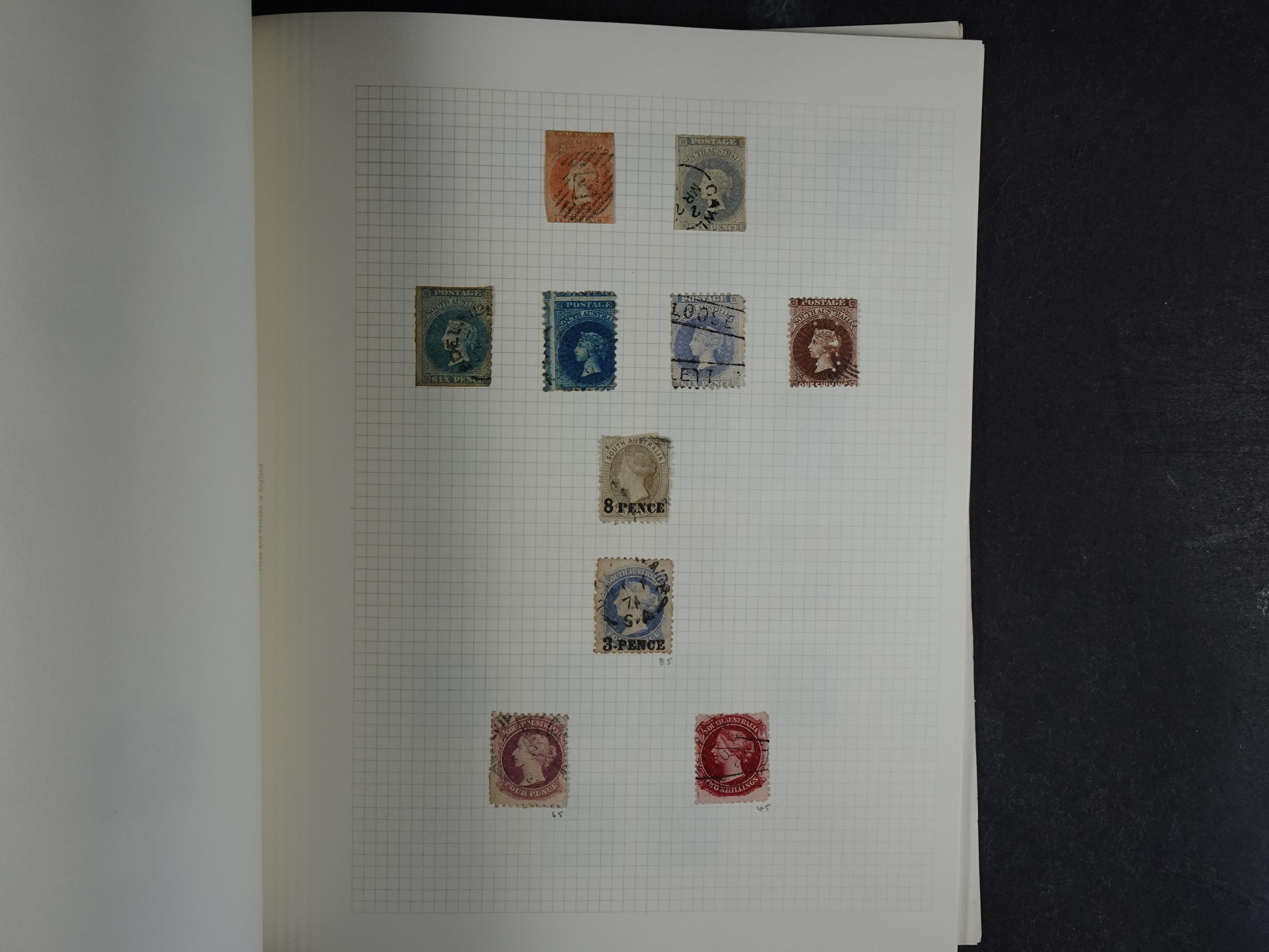 Prachtige collectie div, deels Australische staten waar onder beter materiaal en sommige prachtige stempels.
Zeer bijzonder. 16