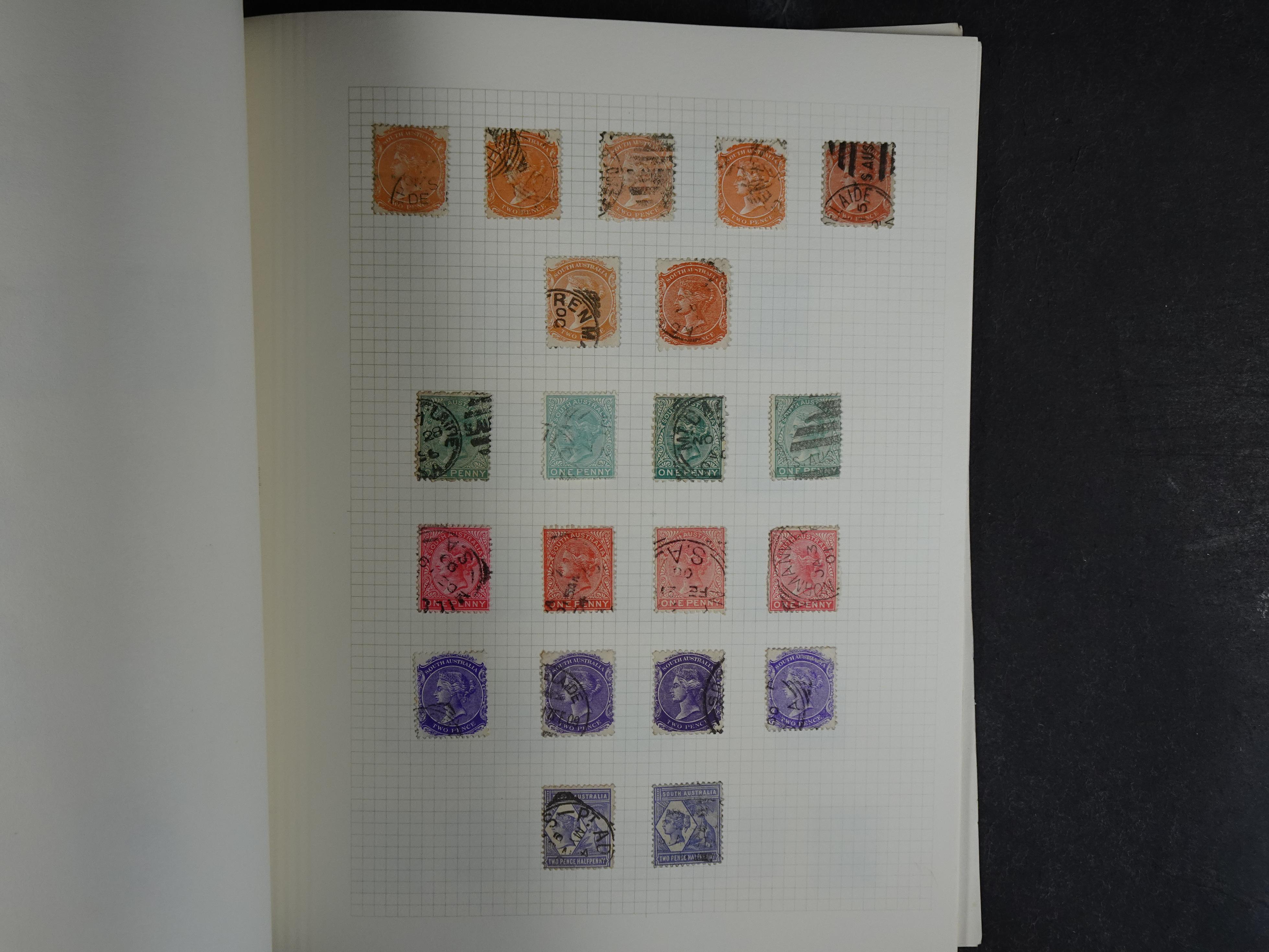 Prachtige collectie div, deels Australische staten waar onder beter materiaal en sommige prachtige stempels.
Zeer bijzonder. 17