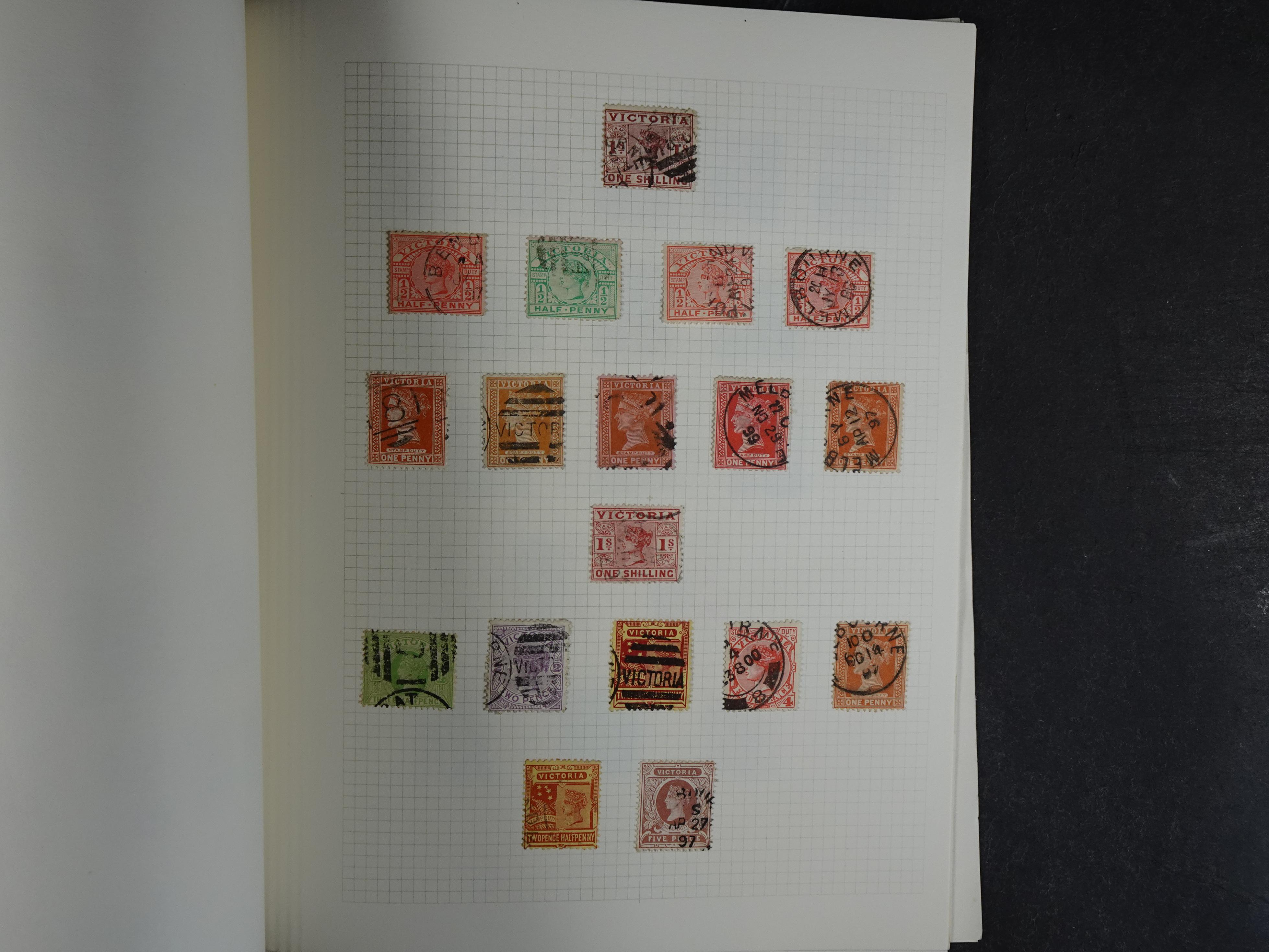 Prachtige collectie div, deels Australische staten waar onder beter materiaal en sommige prachtige stempels.
Zeer bijzonder. 24