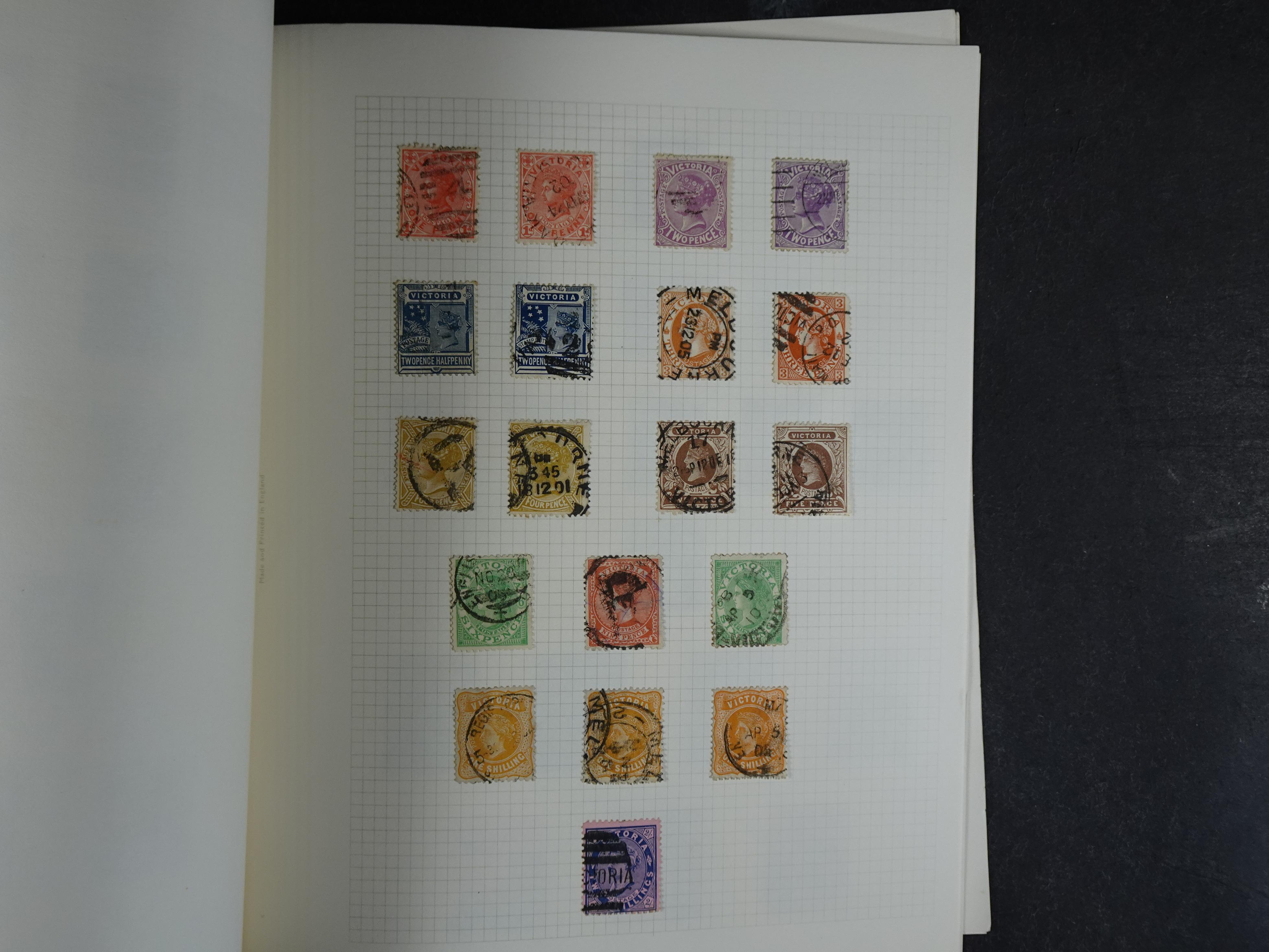 Prachtige collectie div, deels Australische staten waar onder beter materiaal en sommige prachtige stempels.
Zeer bijzonder. 26