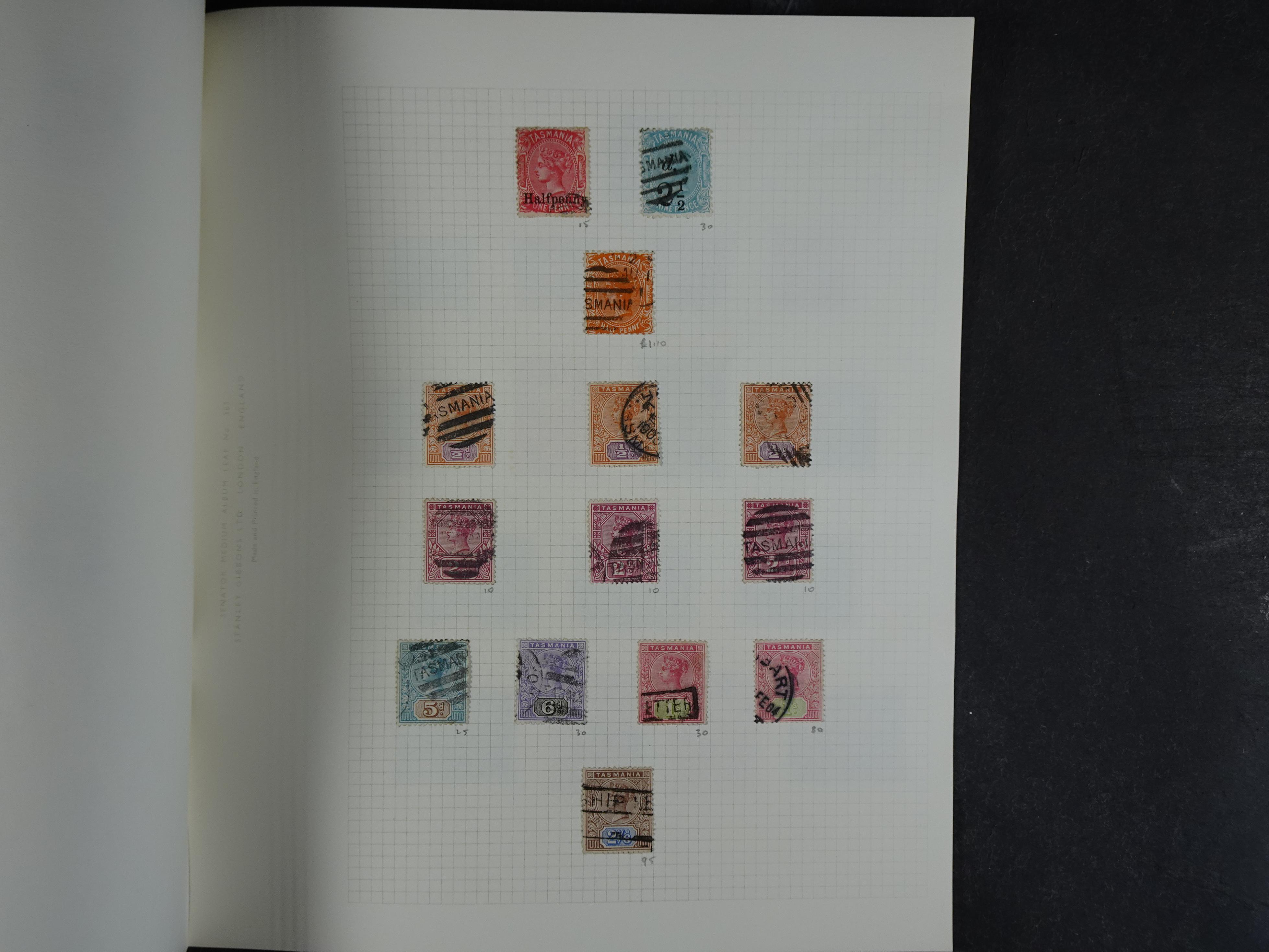 Prachtige collectie div, deels Australische staten waar onder beter materiaal en sommige prachtige stempels.
Zeer bijzonder. 33