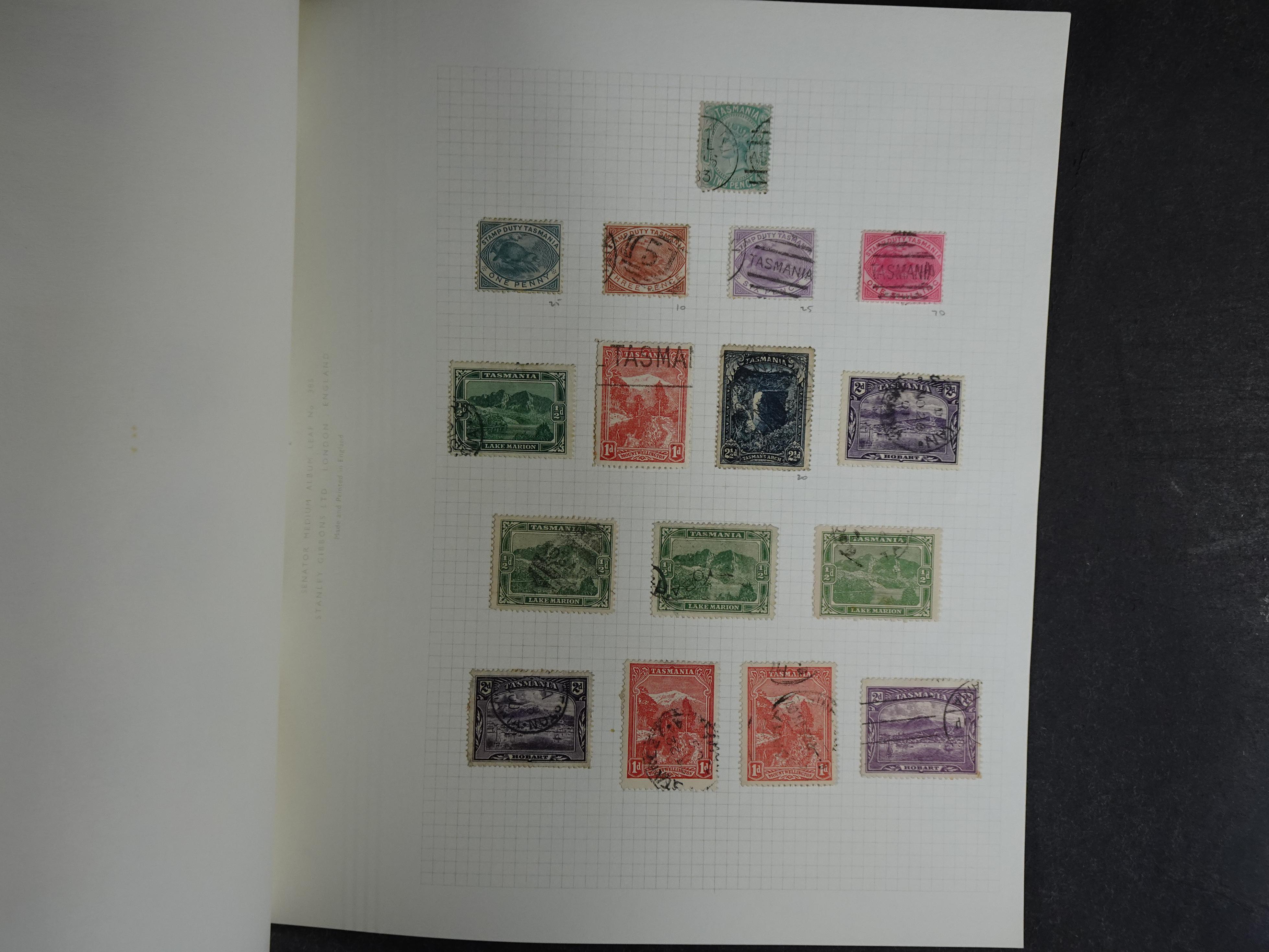 Prachtige collectie div, deels Australische staten waar onder beter materiaal en sommige prachtige stempels.
Zeer bijzonder. 34