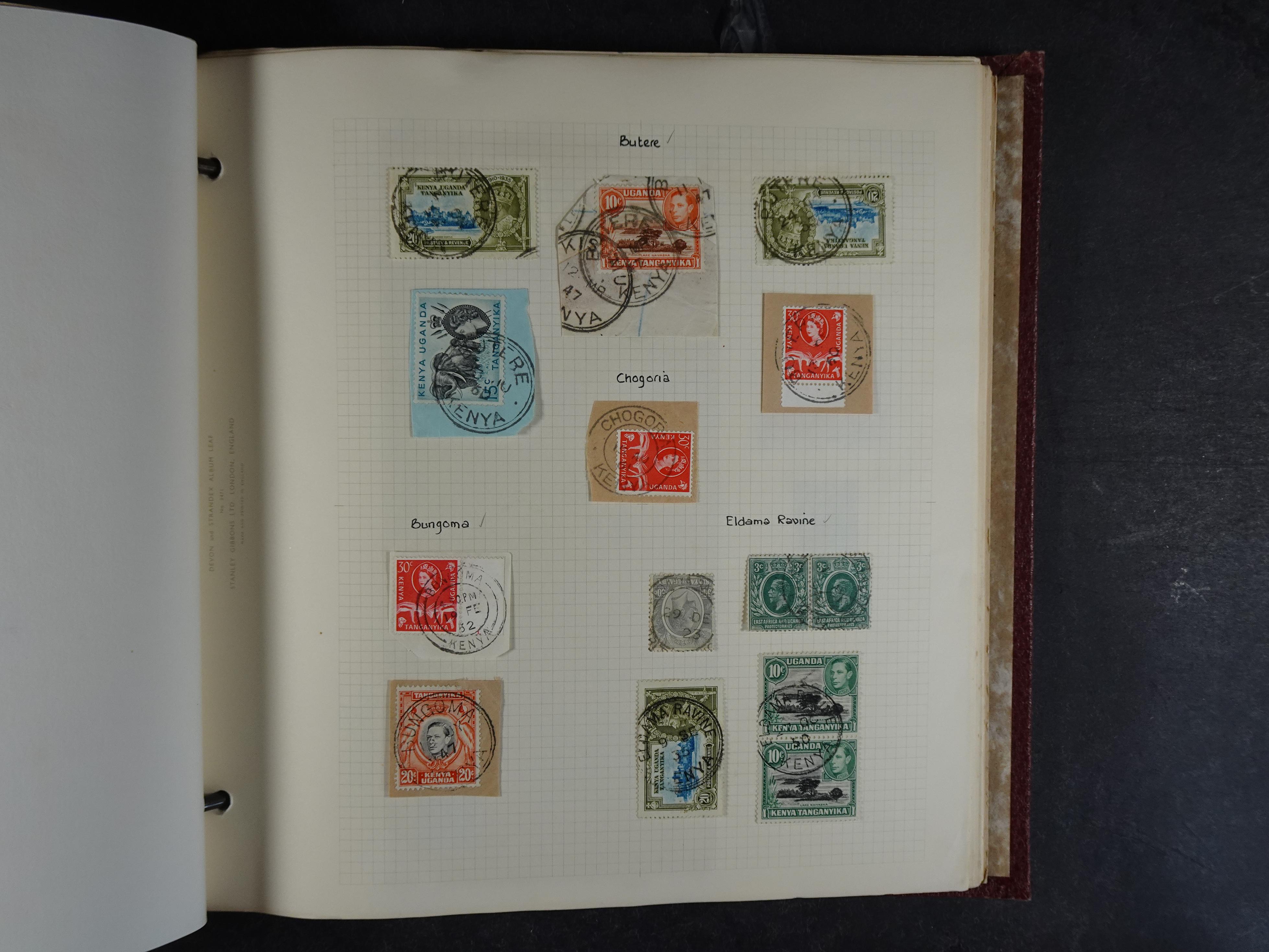 Leuke verzameling kleintje op stempels verzameld.