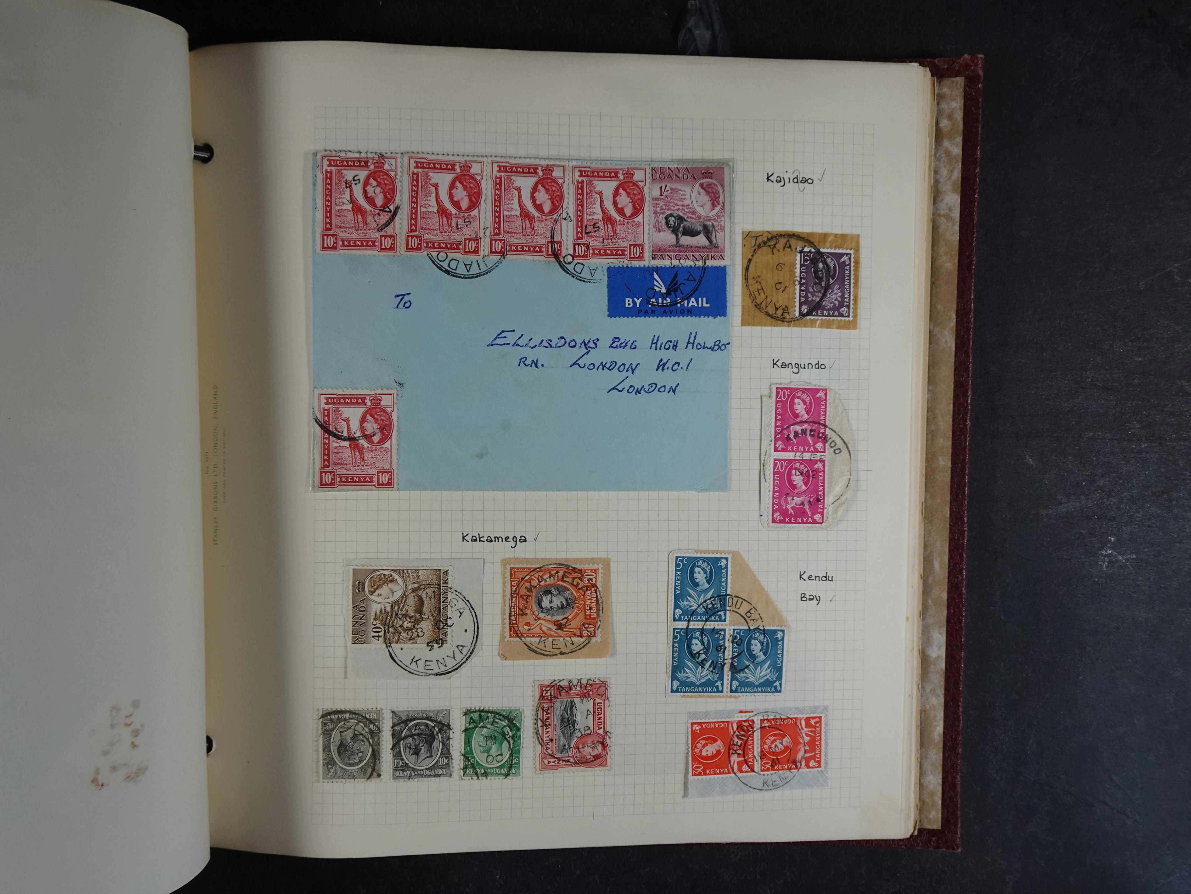 Leuke verzameling kleintje op stempels verzameld. 8