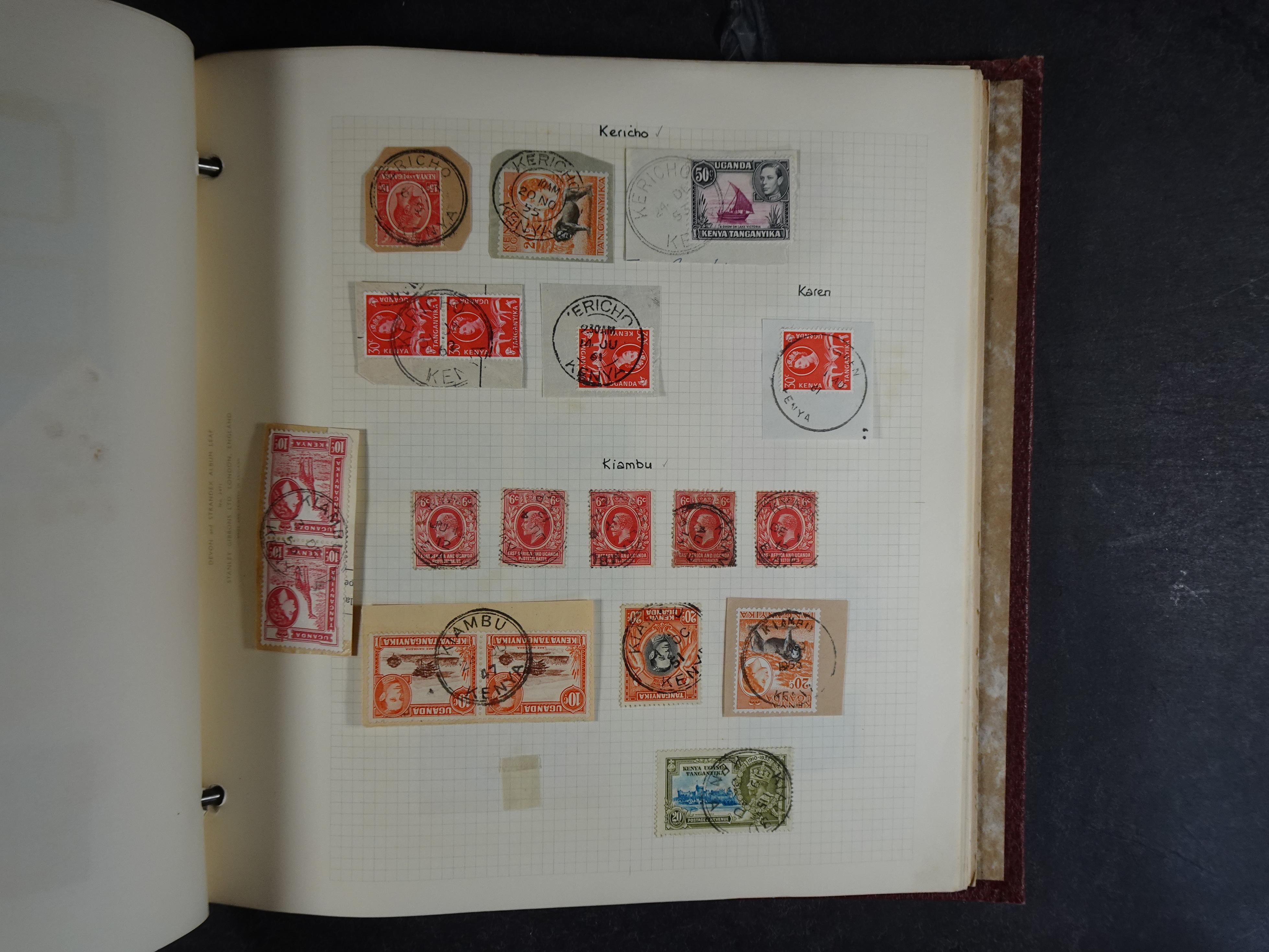 Leuke verzameling kleintje op stempels verzameld. 10