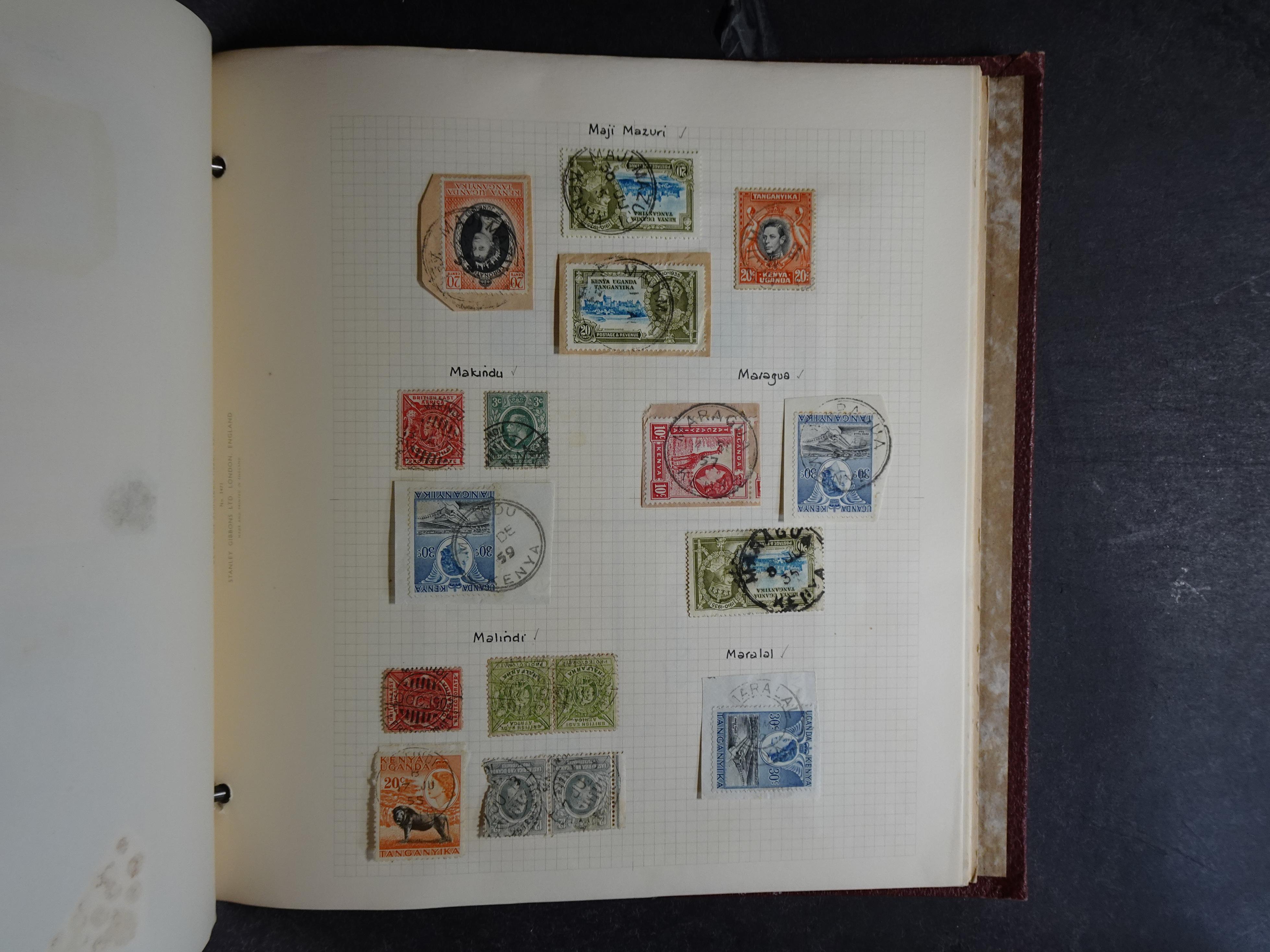 Leuke verzameling kleintje op stempels verzameld. 17