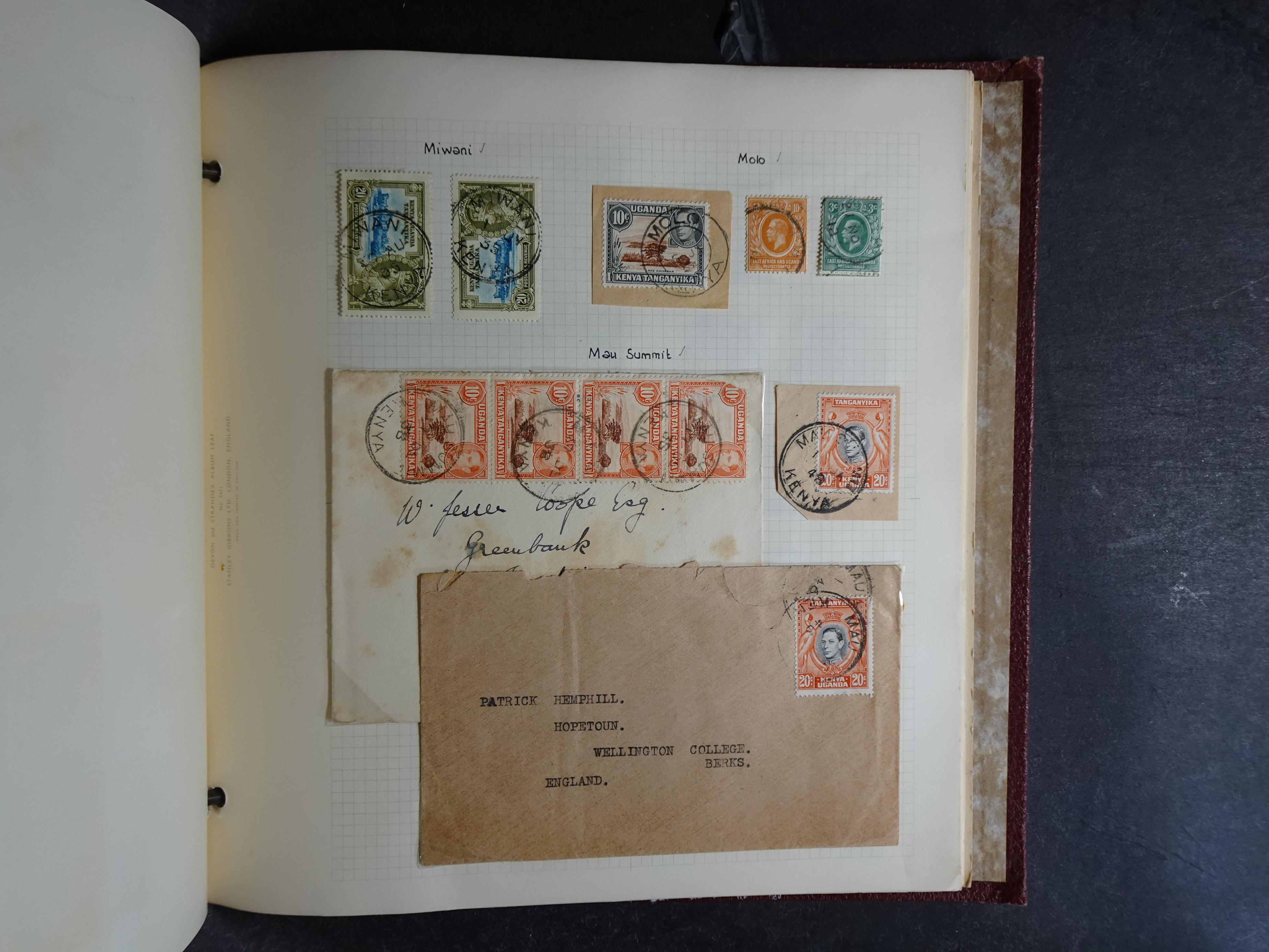 Leuke verzameling kleintje op stempels verzameld. 20