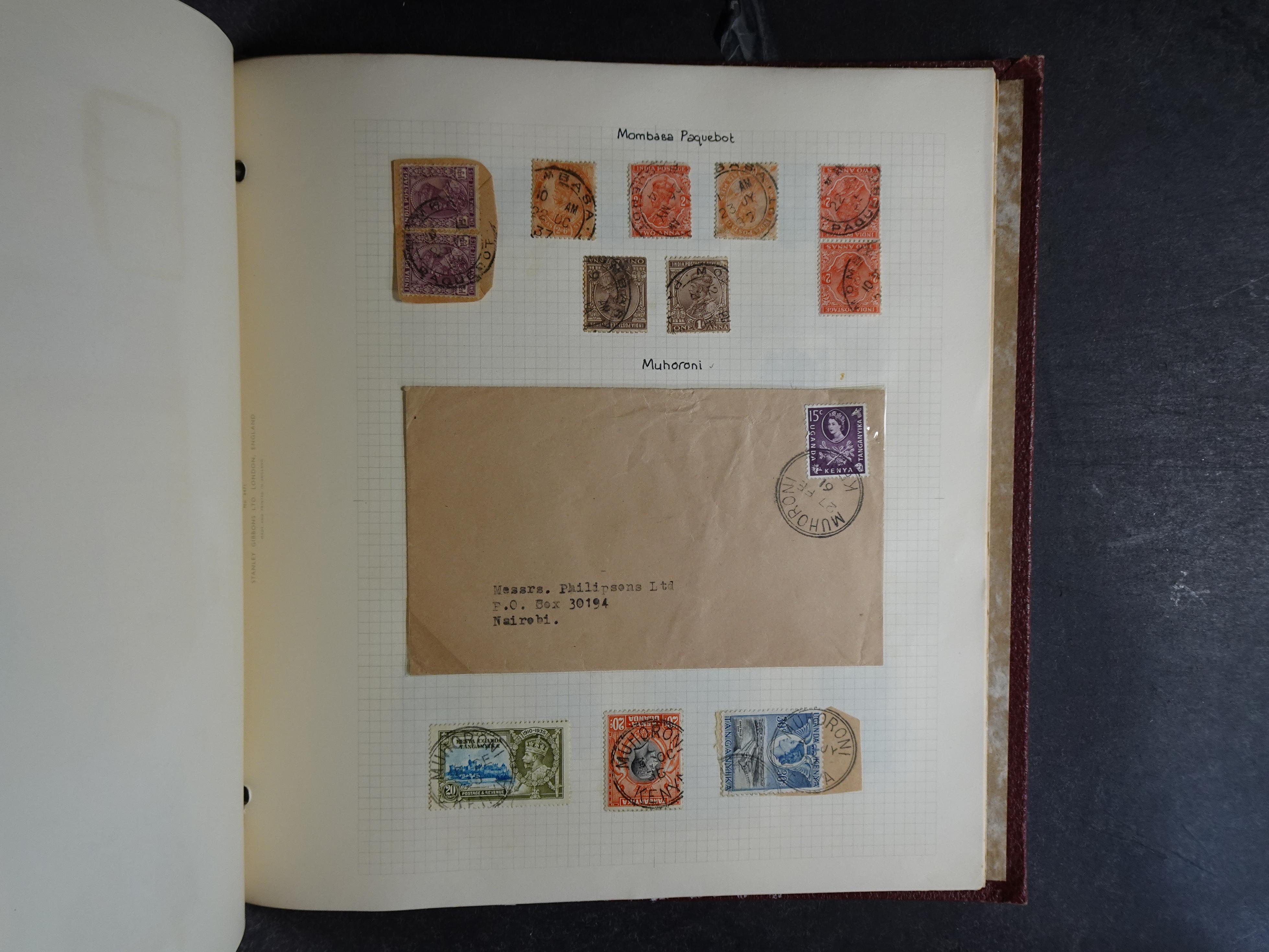 Leuke verzameling kleintje op stempels verzameld. 23