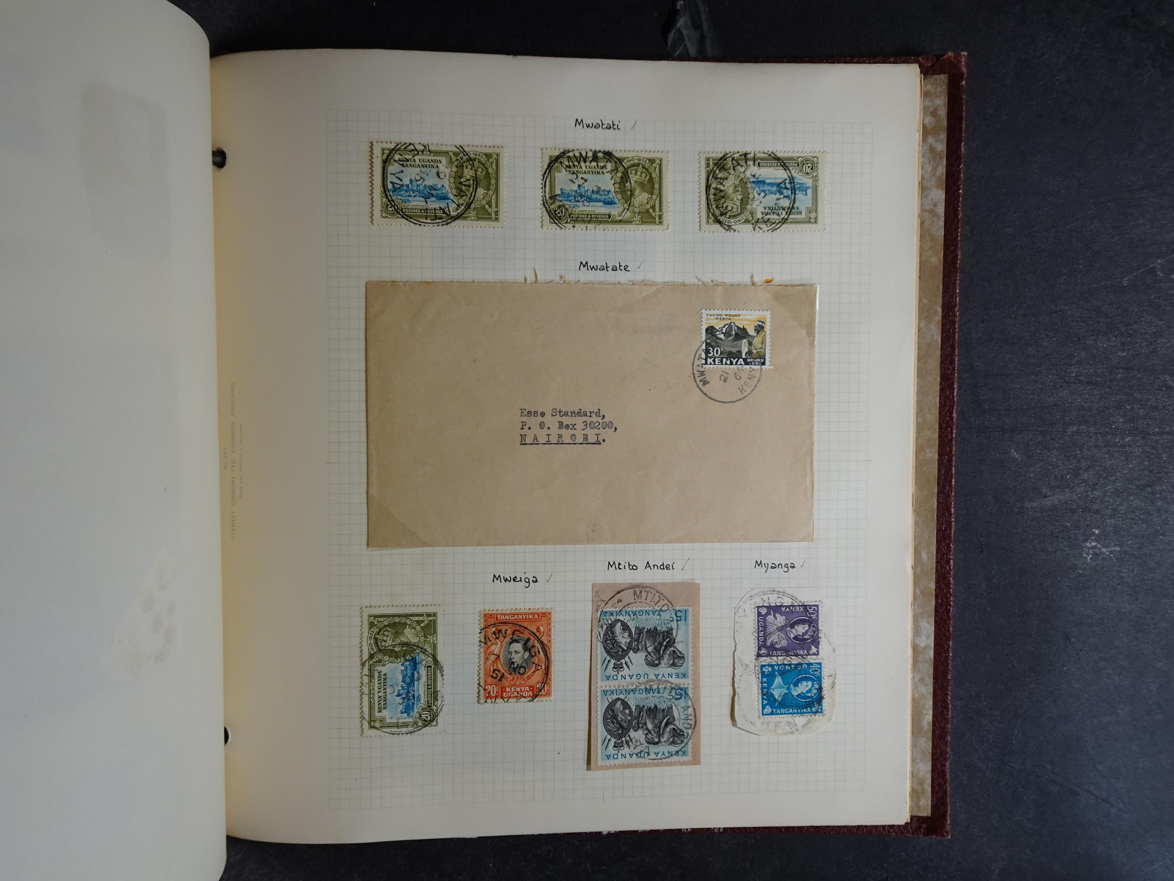 Leuke verzameling kleintje op stempels verzameld. 24