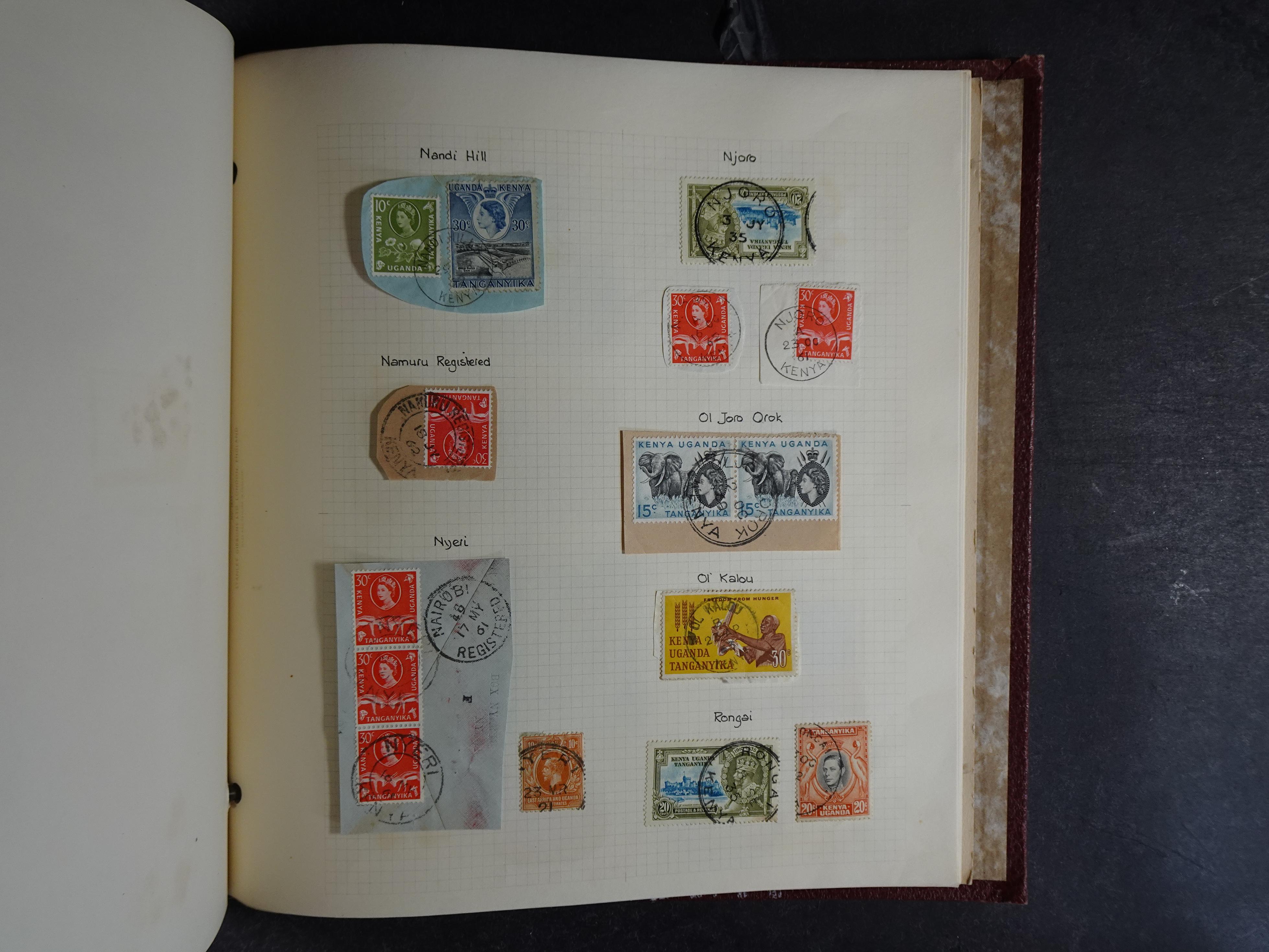 Leuke verzameling kleintje op stempels verzameld. 33