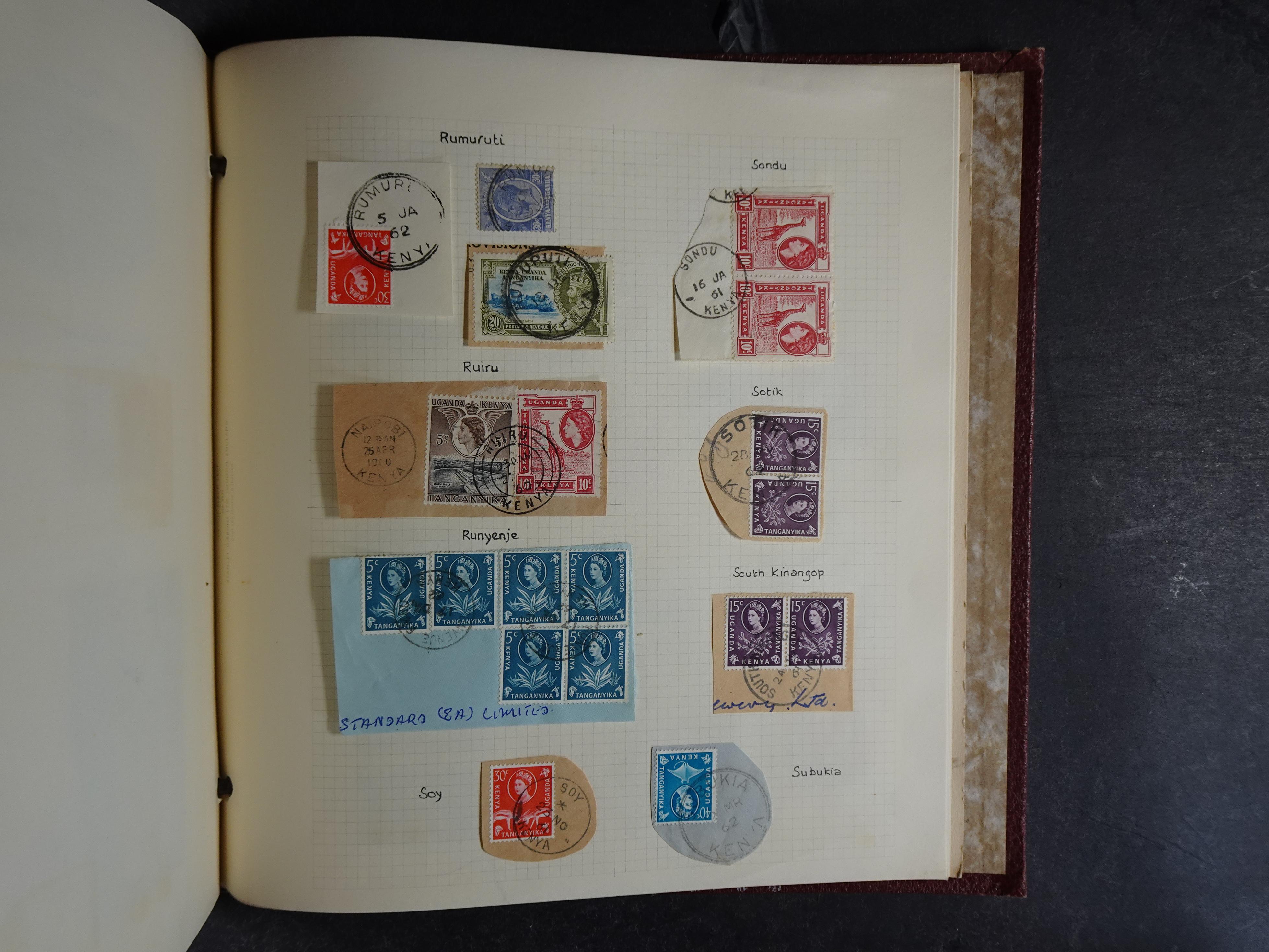 Leuke verzameling kleintje op stempels verzameld. 34