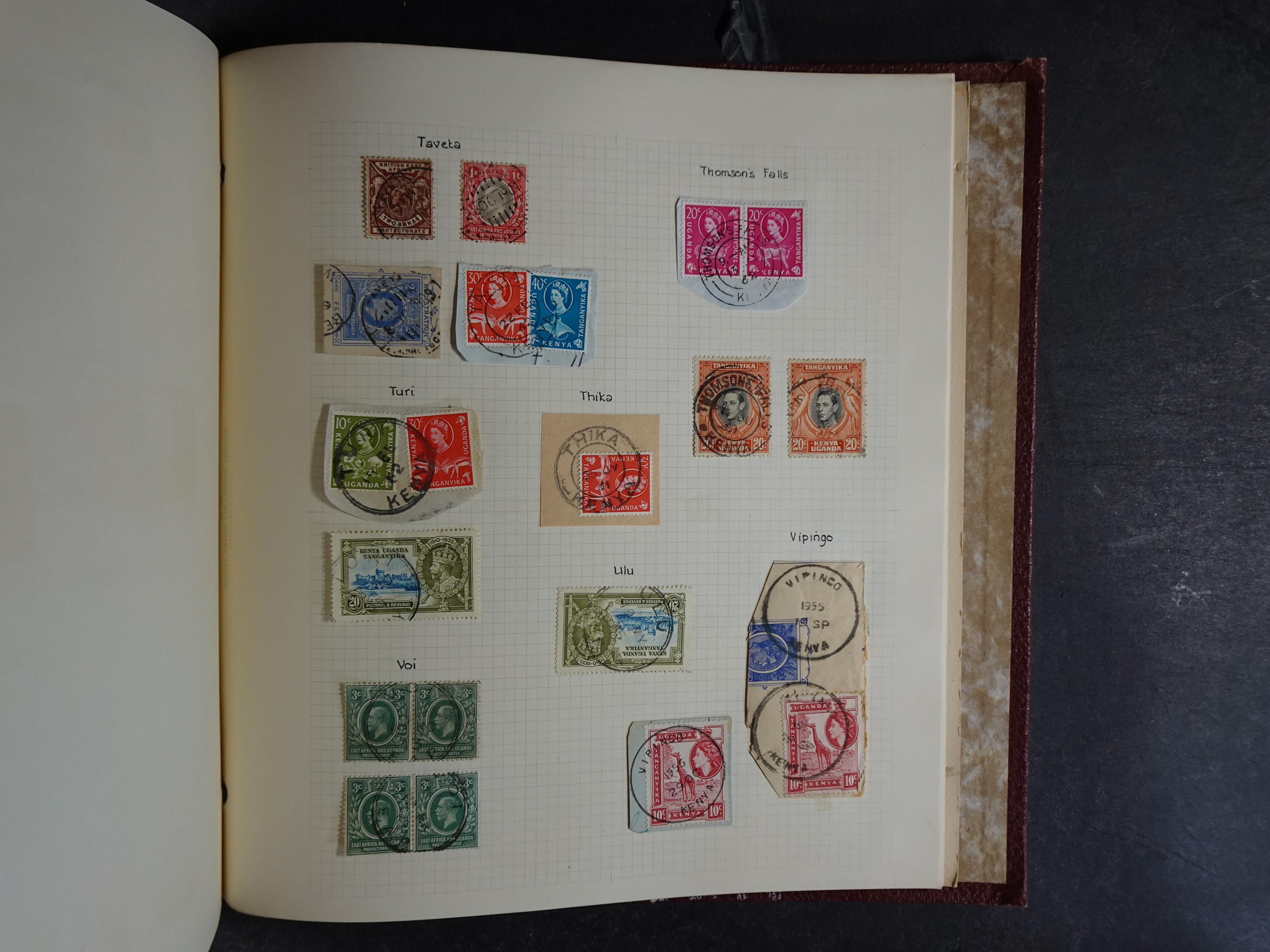 Leuke verzameling kleintje op stempels verzameld. 35