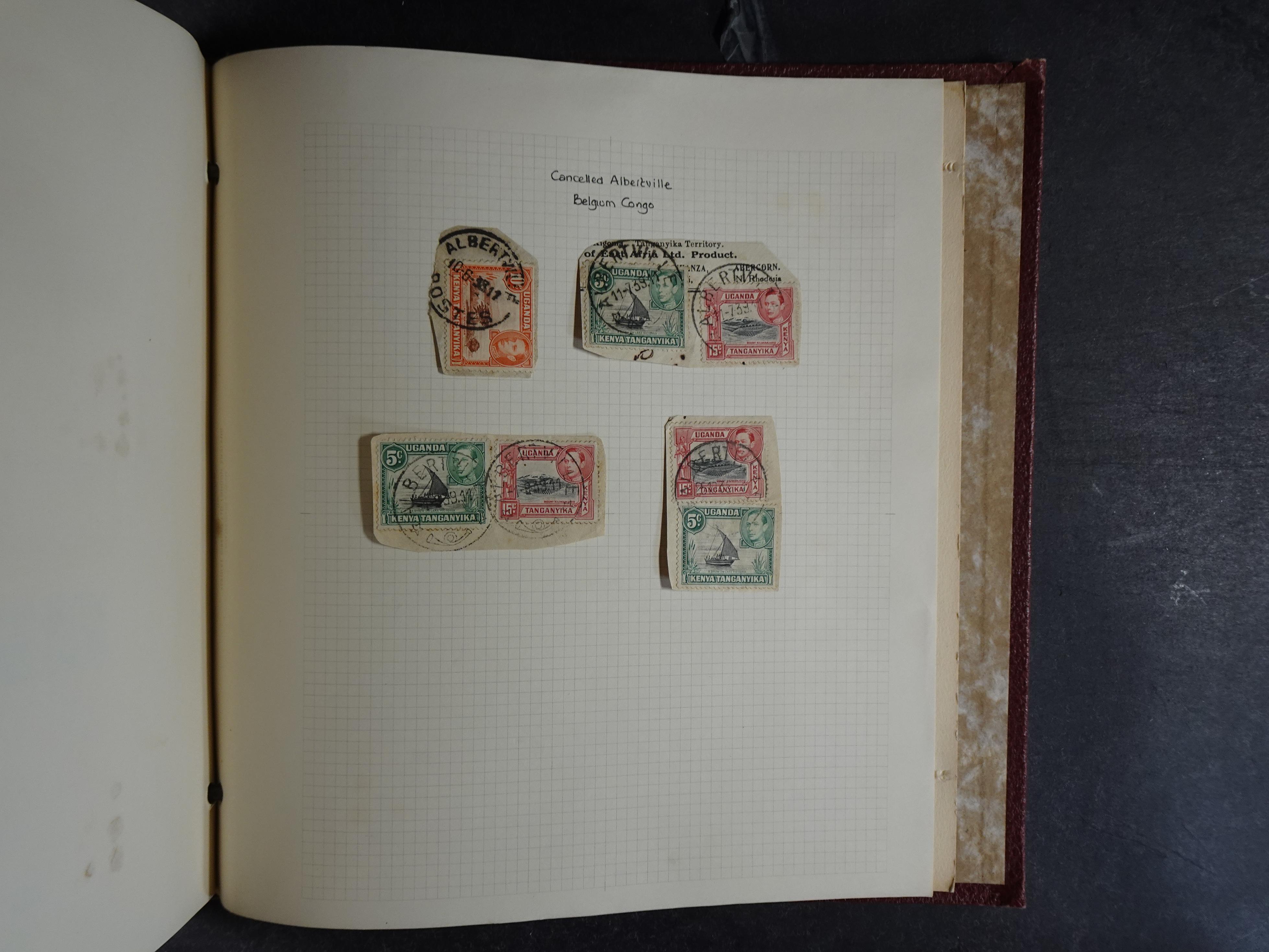 Leuke verzameling kleintje op stempels verzameld. 38