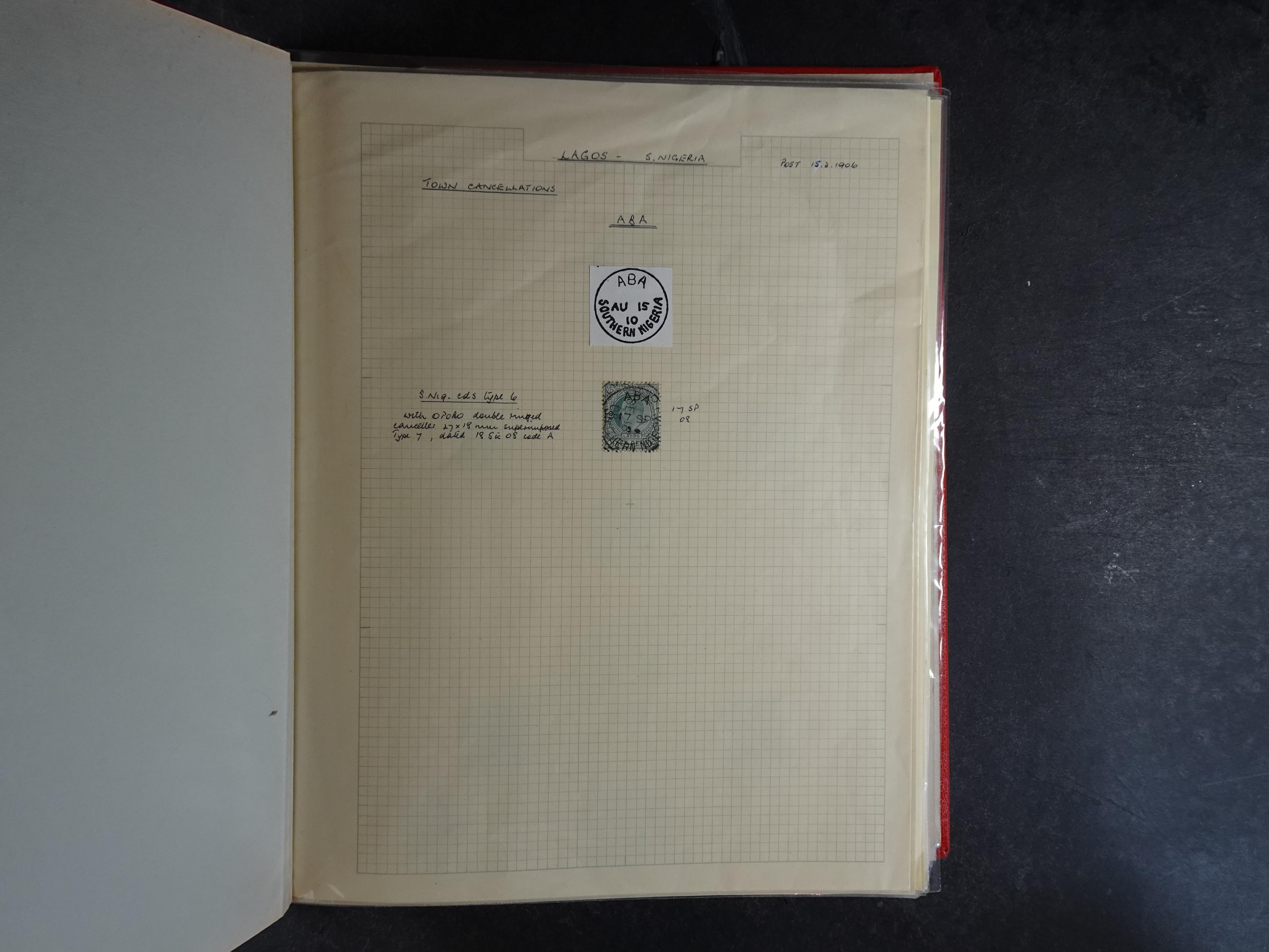 Lagos mooie collectie op stempels verzameld.
Leuk geheel.