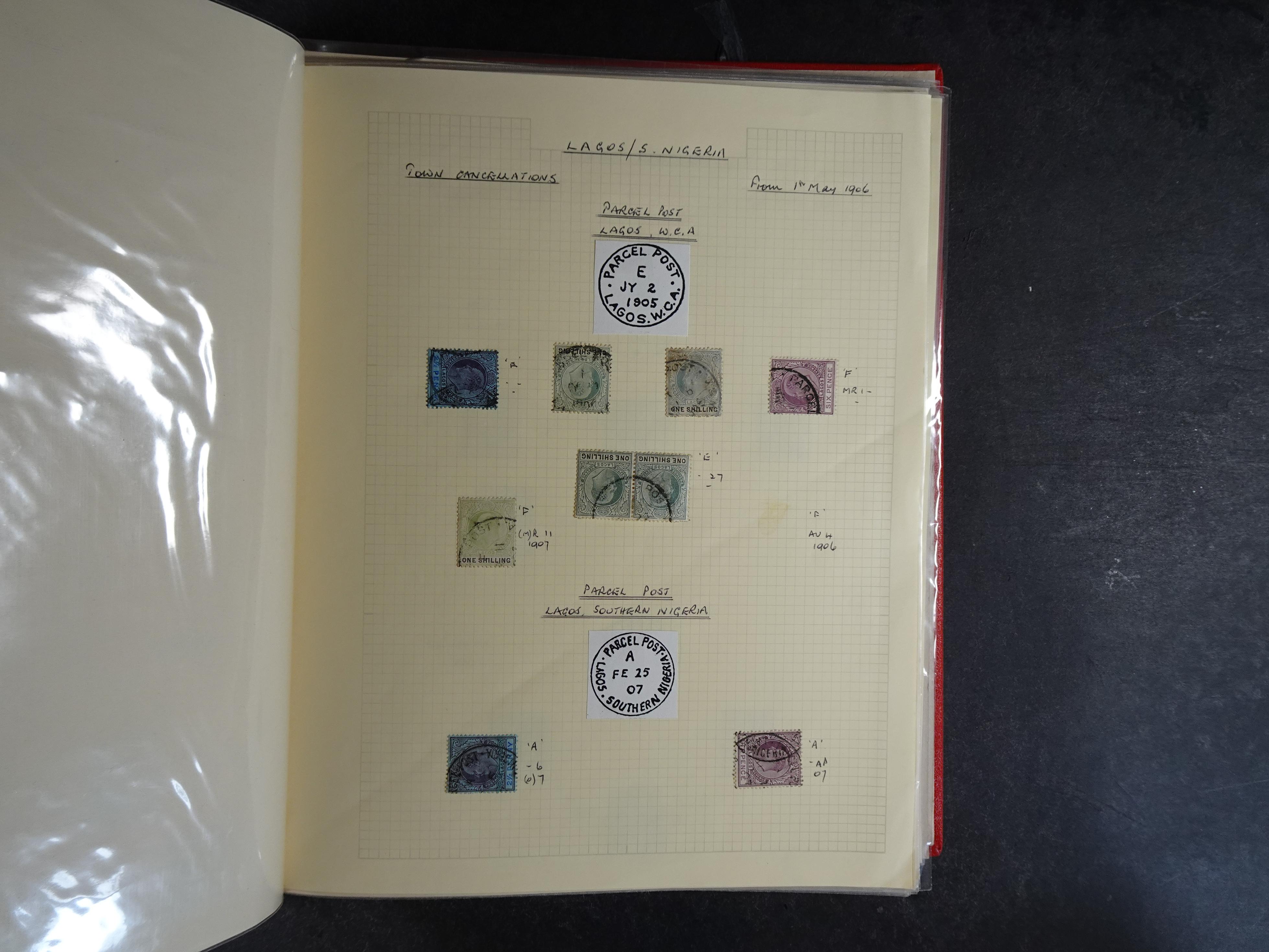 Lagos mooie collectie op stempels verzameld.
Leuk geheel. 3