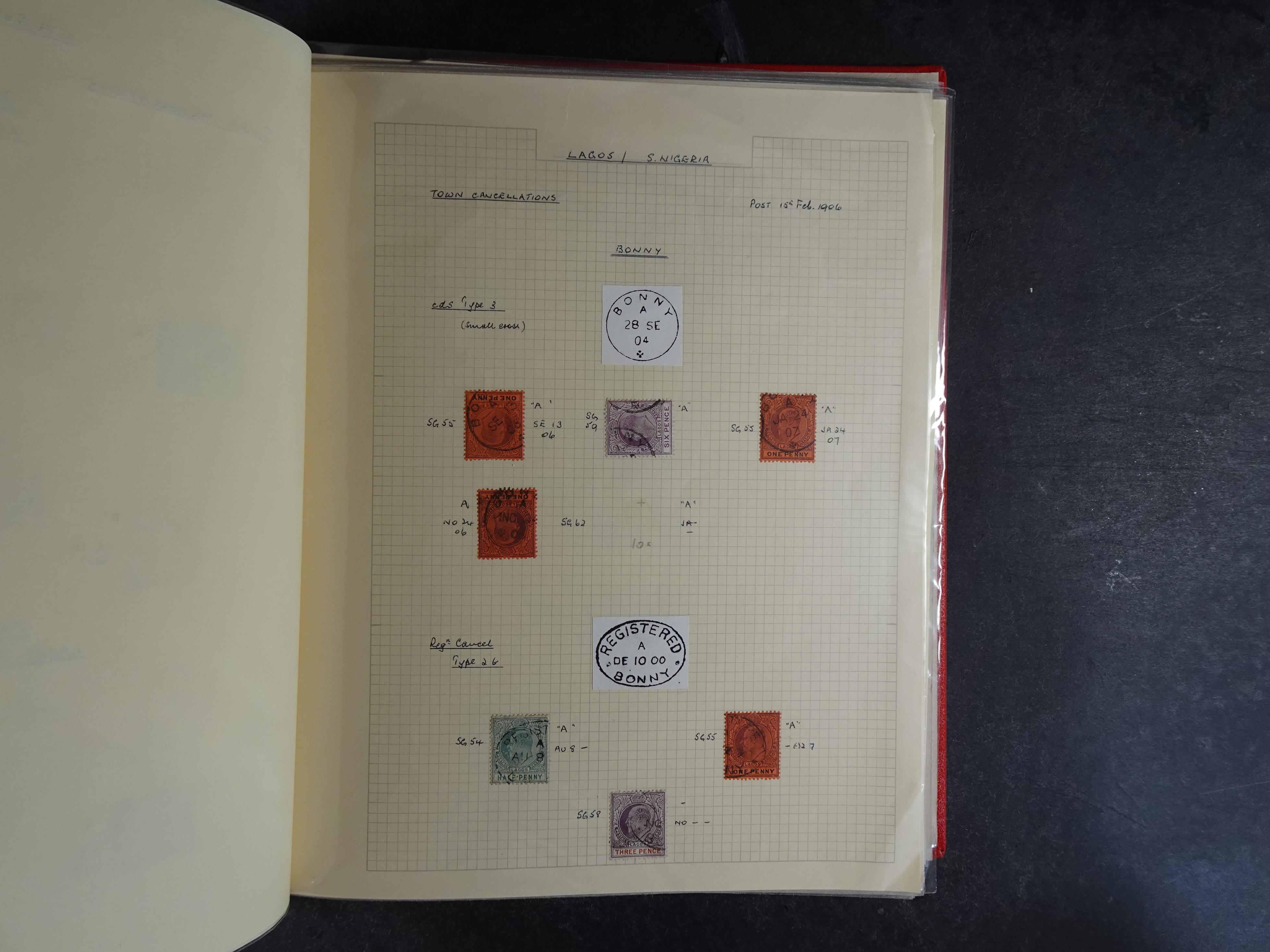 Lagos mooie collectie op stempels verzameld.
Leuk geheel. 4