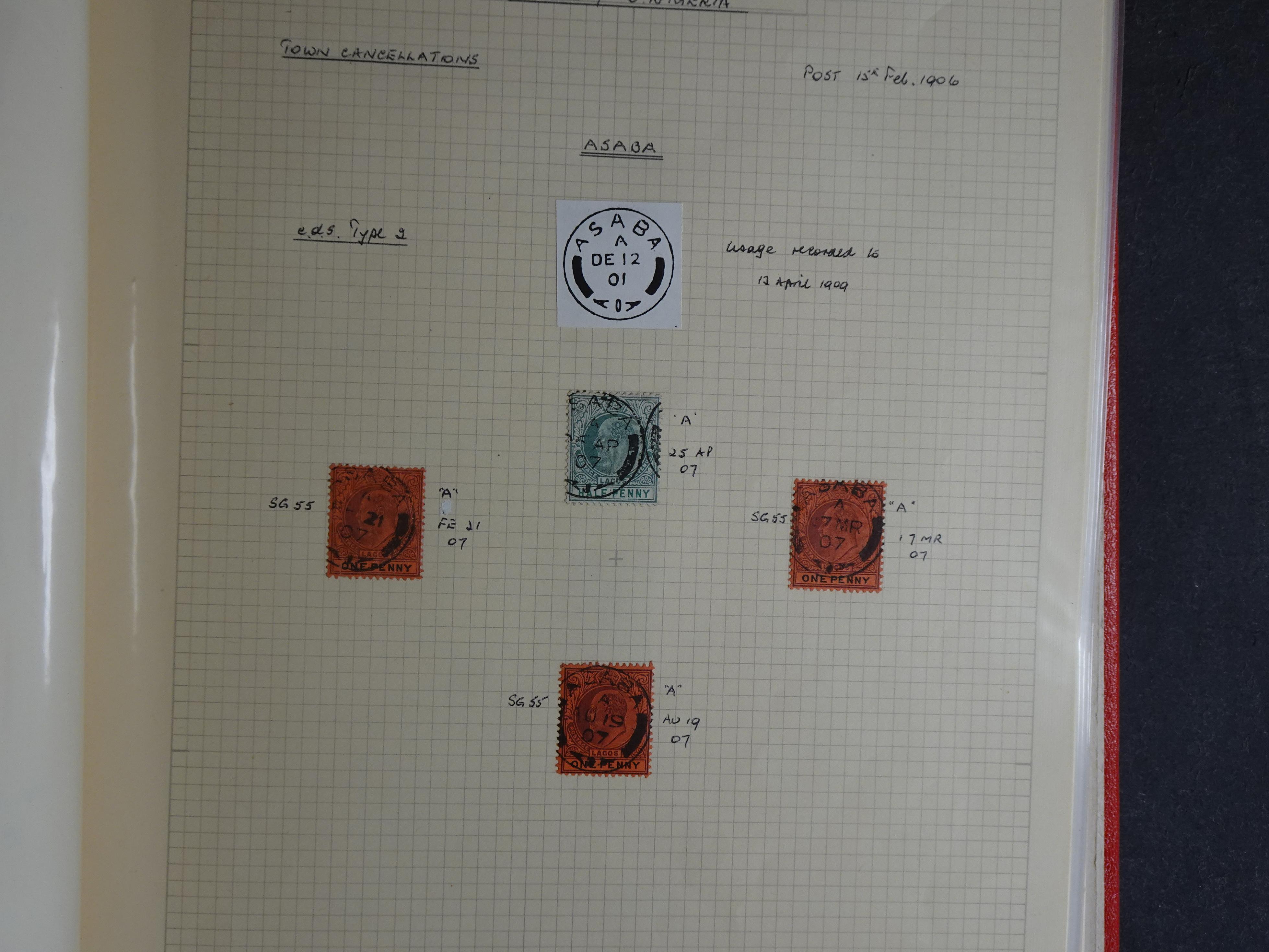 Lagos mooie collectie op stempels verzameld.
Leuk geheel. 10