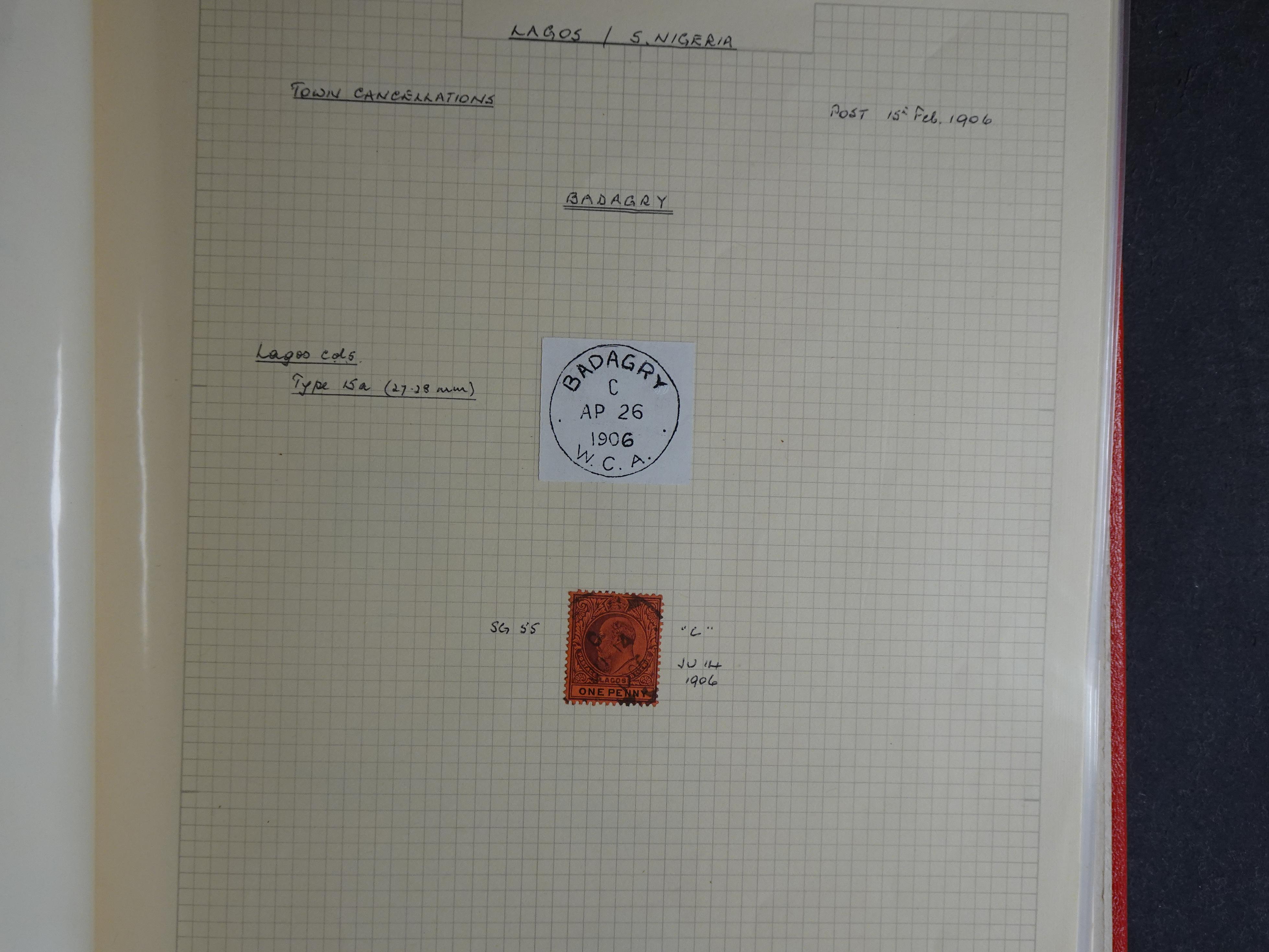 Lagos mooie collectie op stempels verzameld.
Leuk geheel. 11