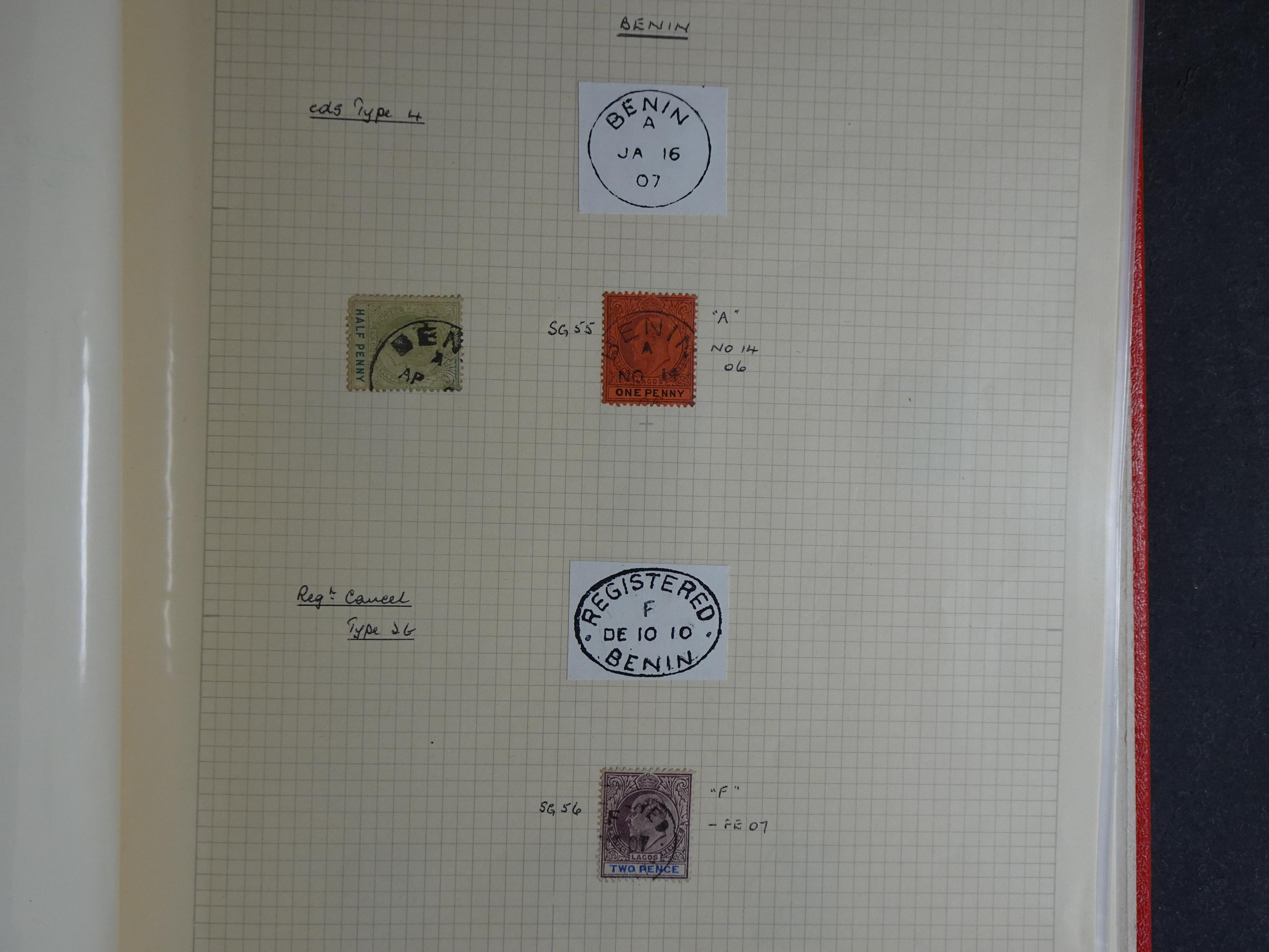 Lagos mooie collectie op stempels verzameld.
Leuk geheel. 12