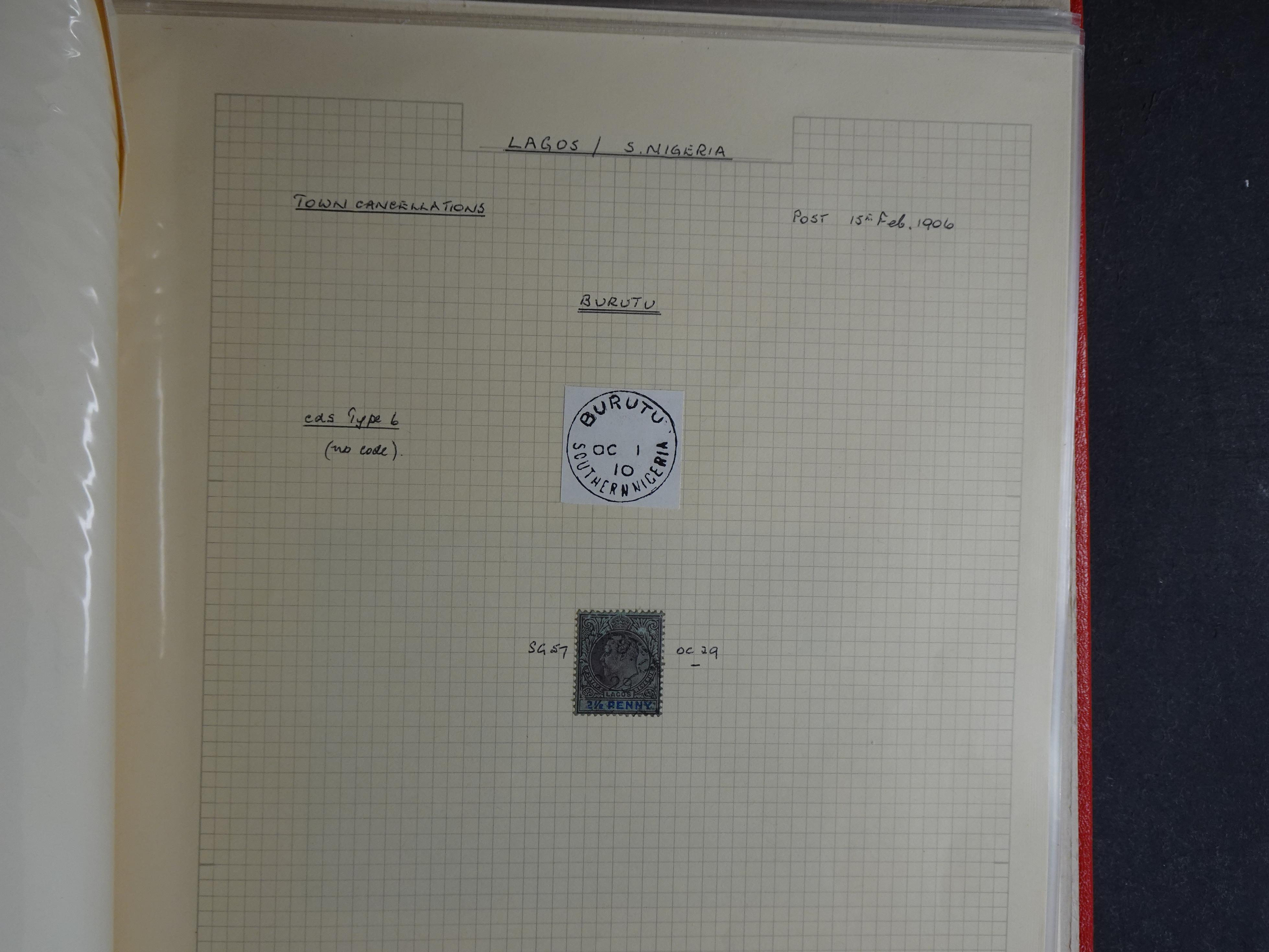 Lagos mooie collectie op stempels verzameld.
Leuk geheel. 14