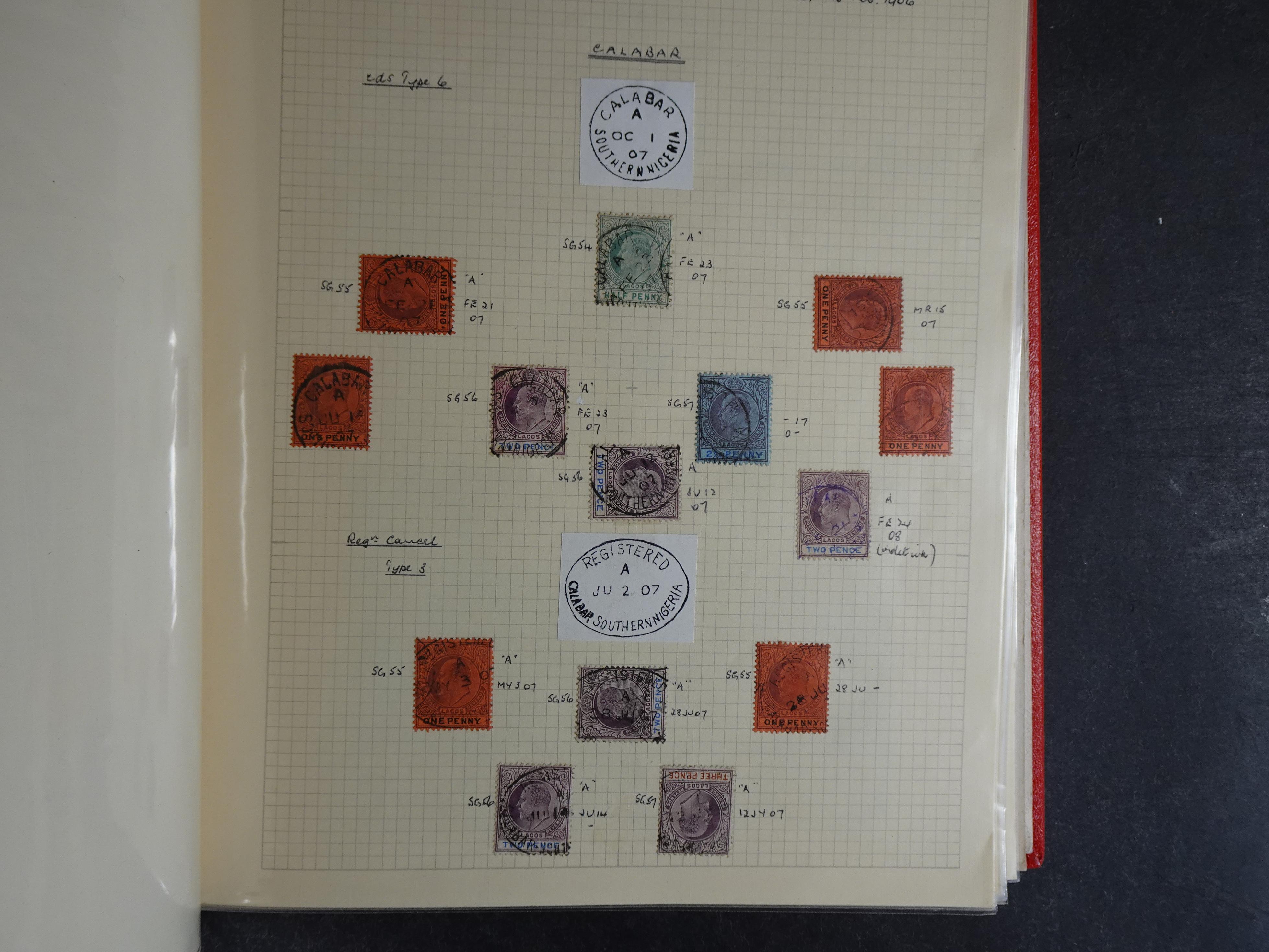 Lagos mooie collectie op stempels verzameld.
Leuk geheel. 16