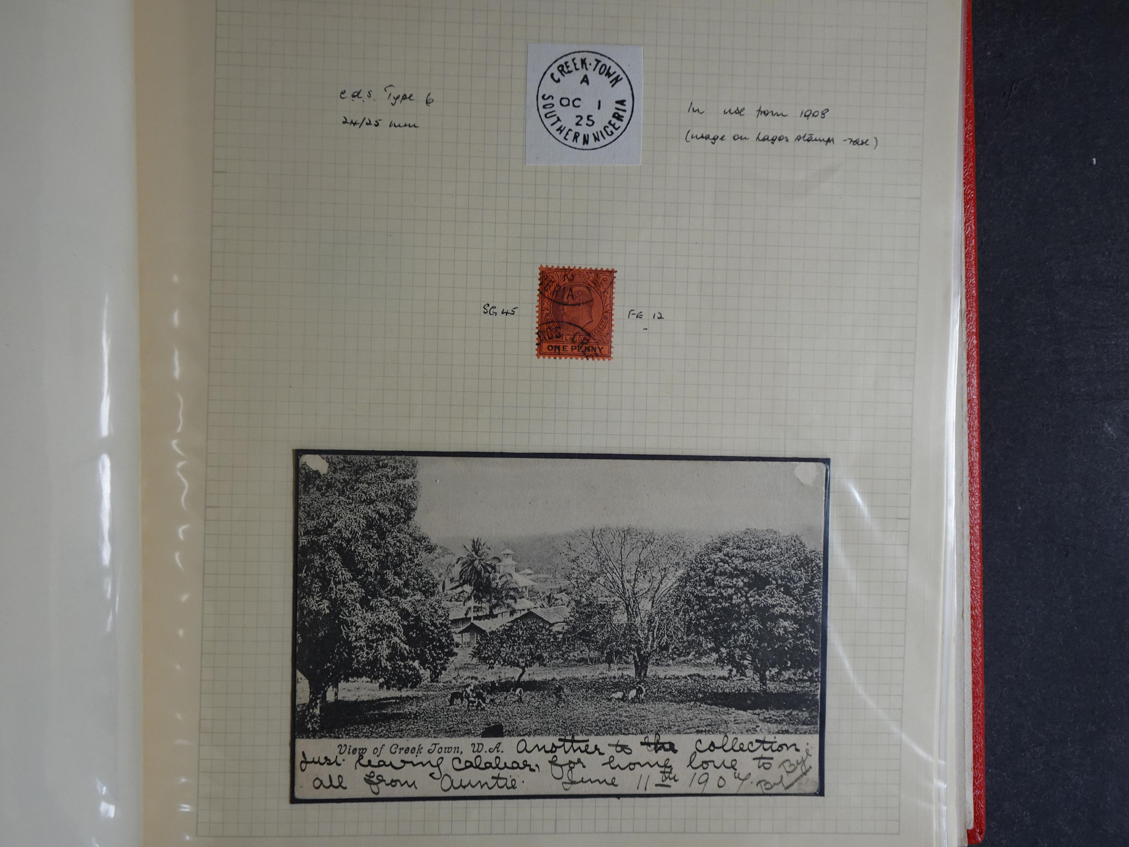 Lagos mooie collectie op stempels verzameld.
Leuk geheel. 17