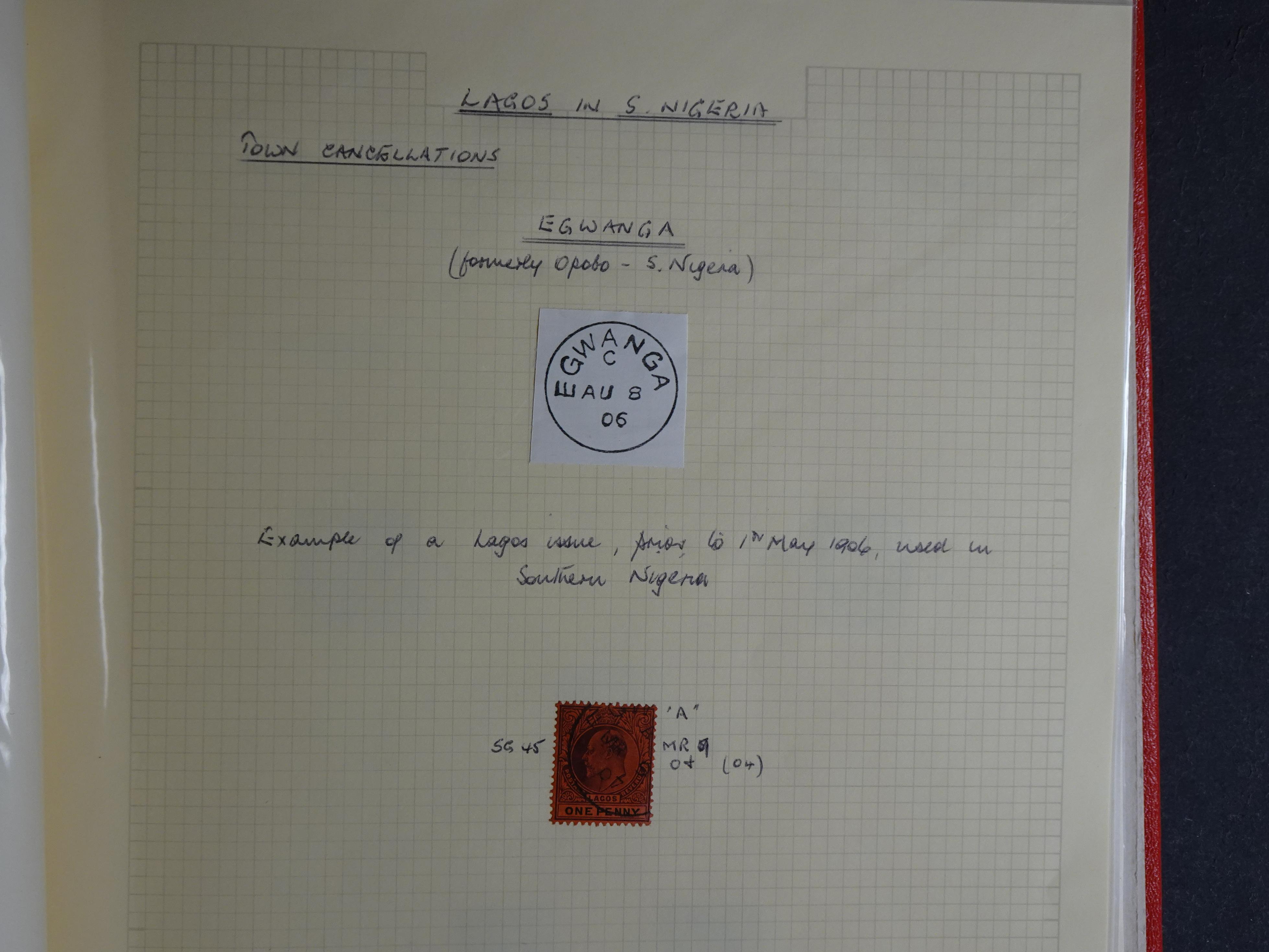 Lagos mooie collectie op stempels verzameld.
Leuk geheel. 20