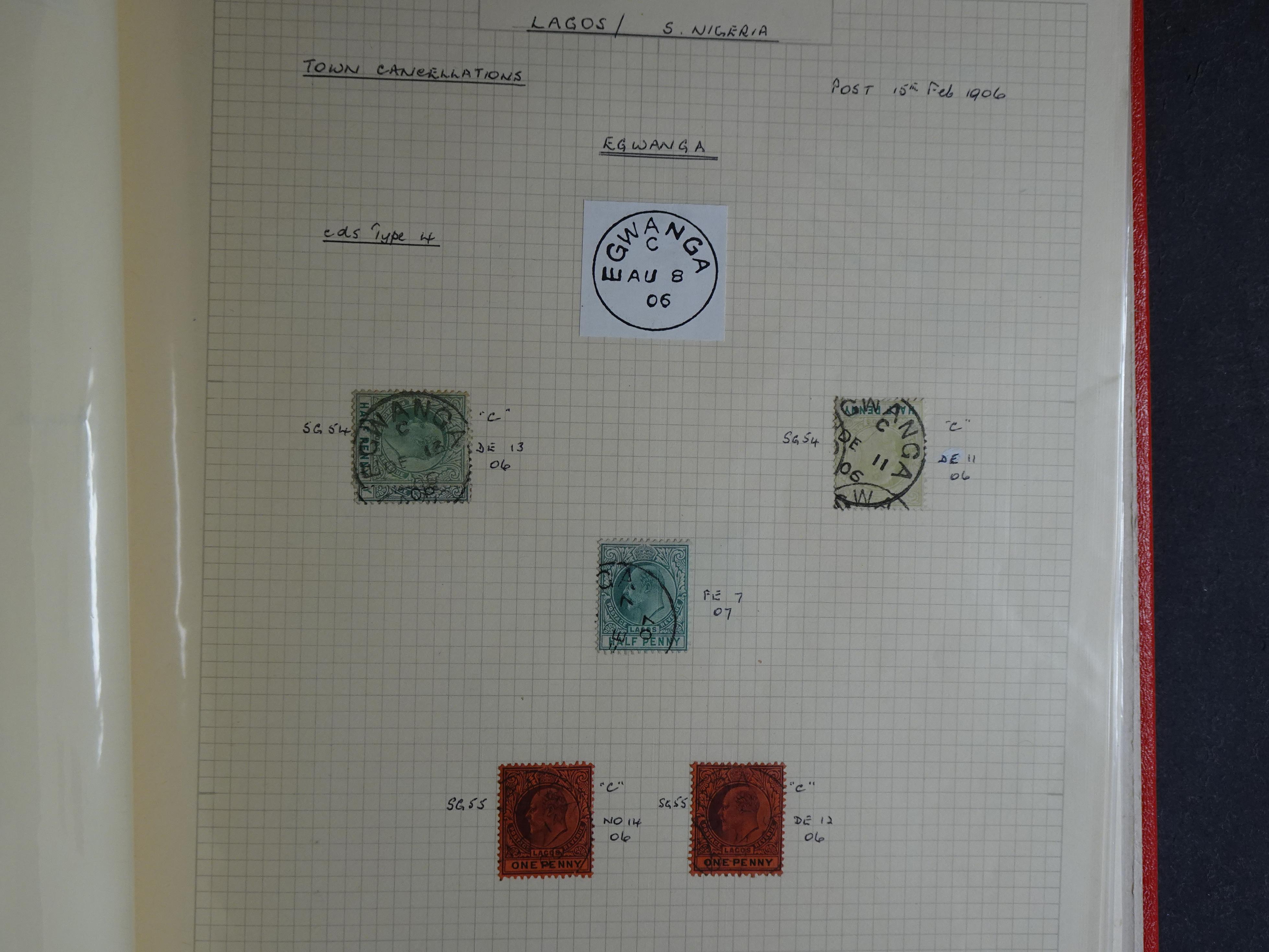 Lagos mooie collectie op stempels verzameld.
Leuk geheel. 21