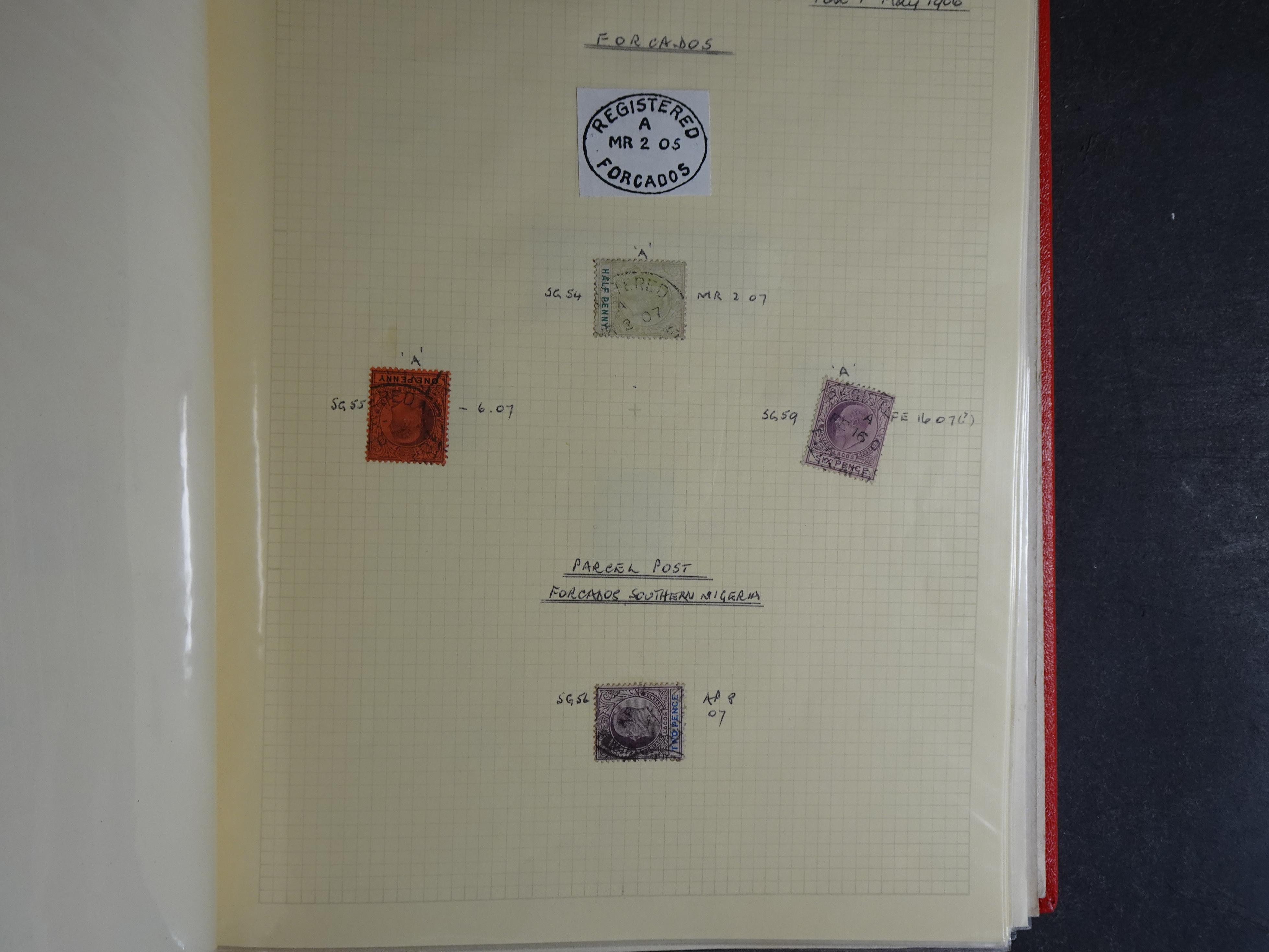 Lagos mooie collectie op stempels verzameld.
Leuk geheel. 24